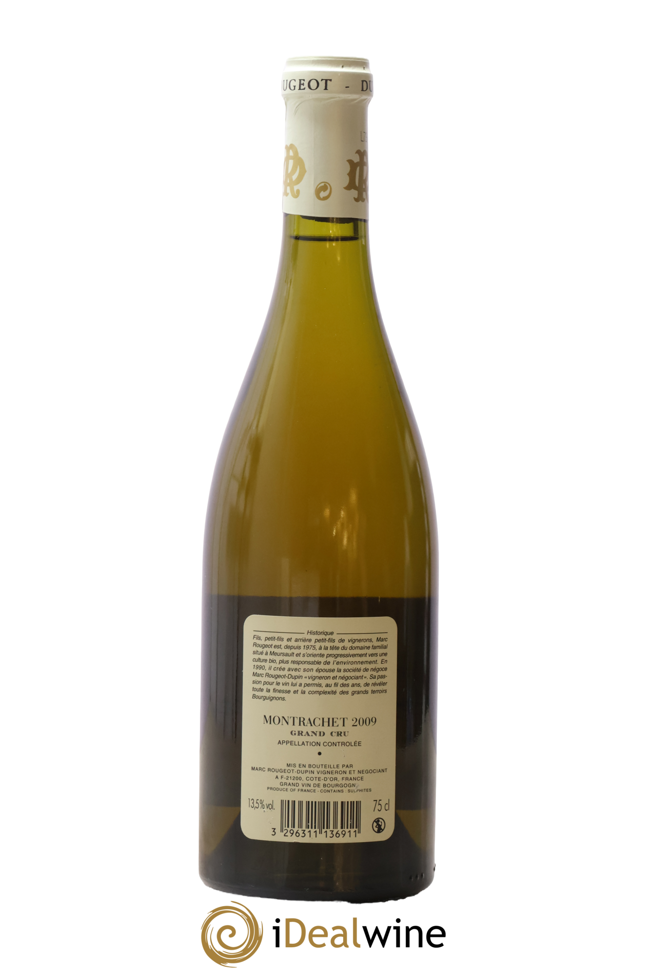 Montrachet Grand Cru Marc Rougeot-Dupin 2009 - Lote de 1 botella - 1