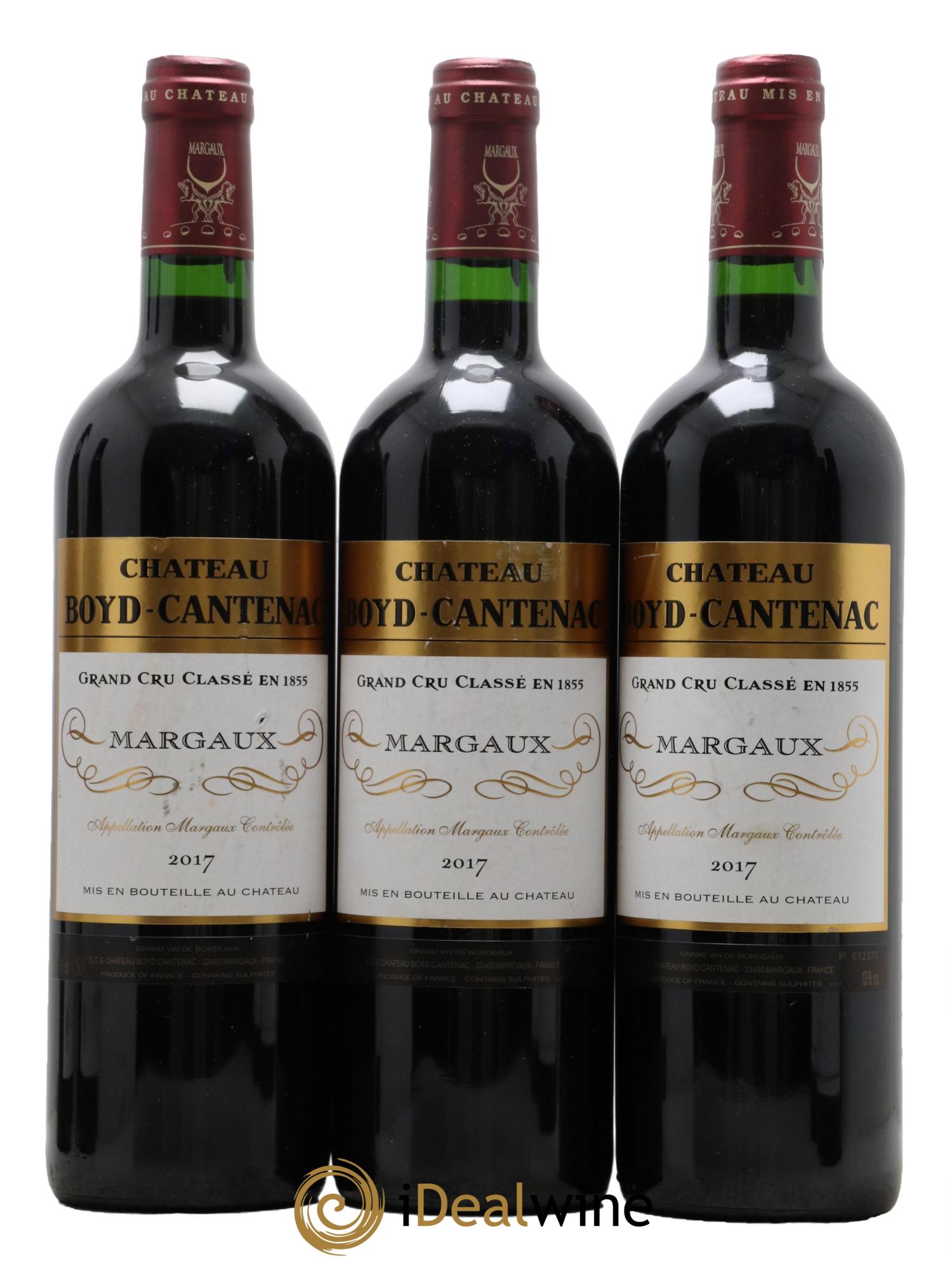 Château Boyd Cantenac 3ème Grand Cru Classé 2017 - Lot de 3 bouteilles - 0