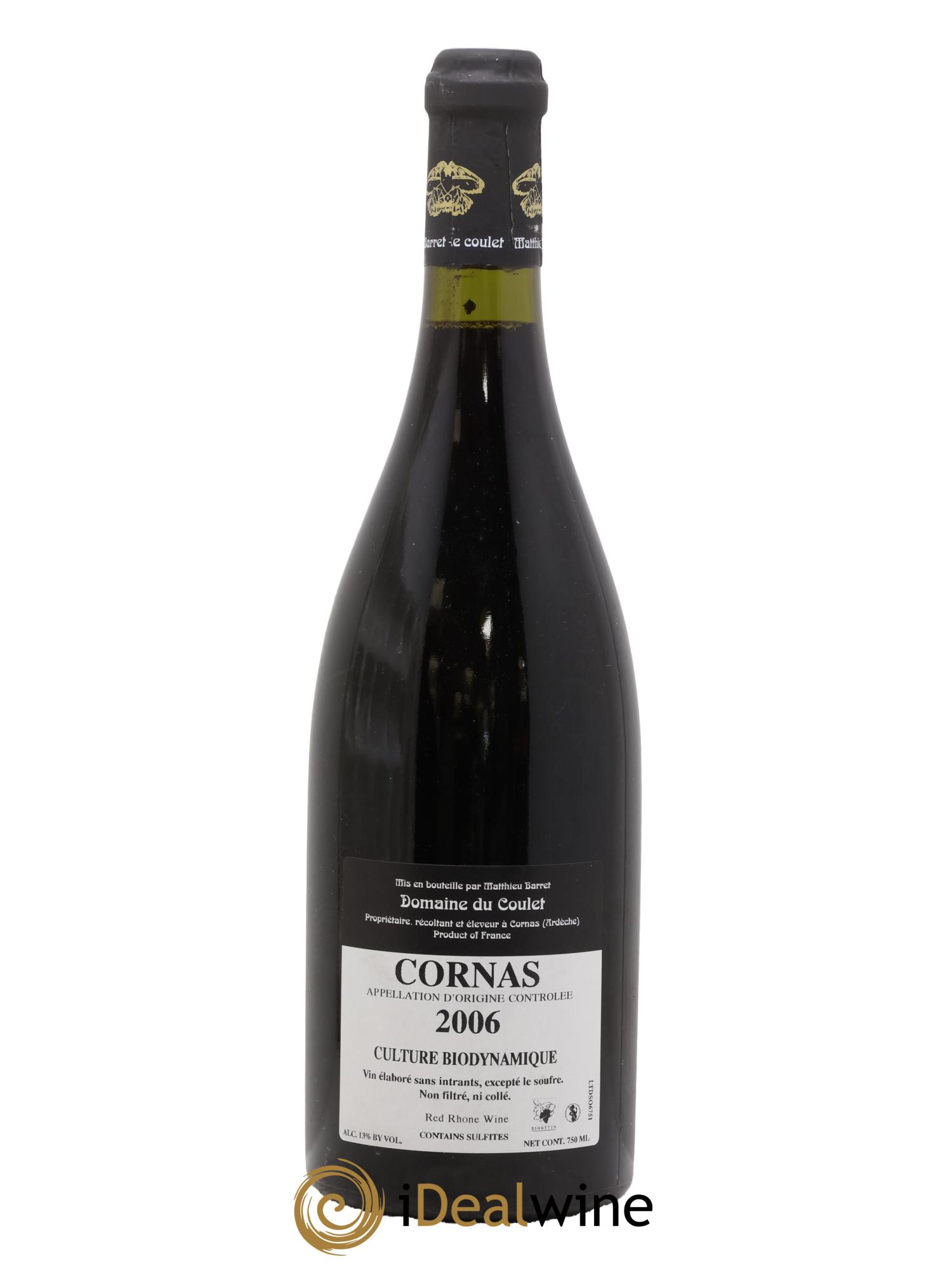 Cornas Les Terrasses du Serre Coulet (Domaine du) - Matthieu Barret 2006 - Lot de 1 bouteille - 1