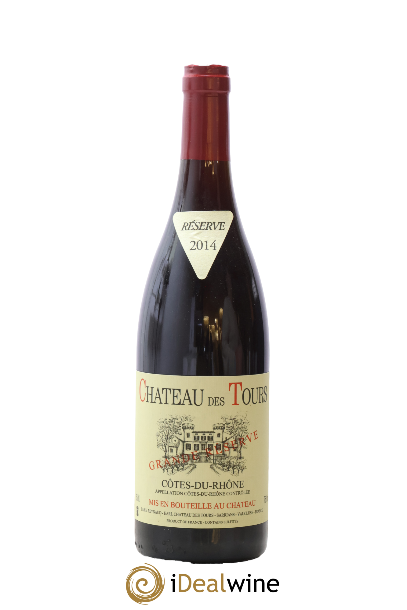 Côtes-du-Rhône Château des Tours Grande Réserve Emmanuel Reynaud 2014 - Lot de 1 bouteille - 0