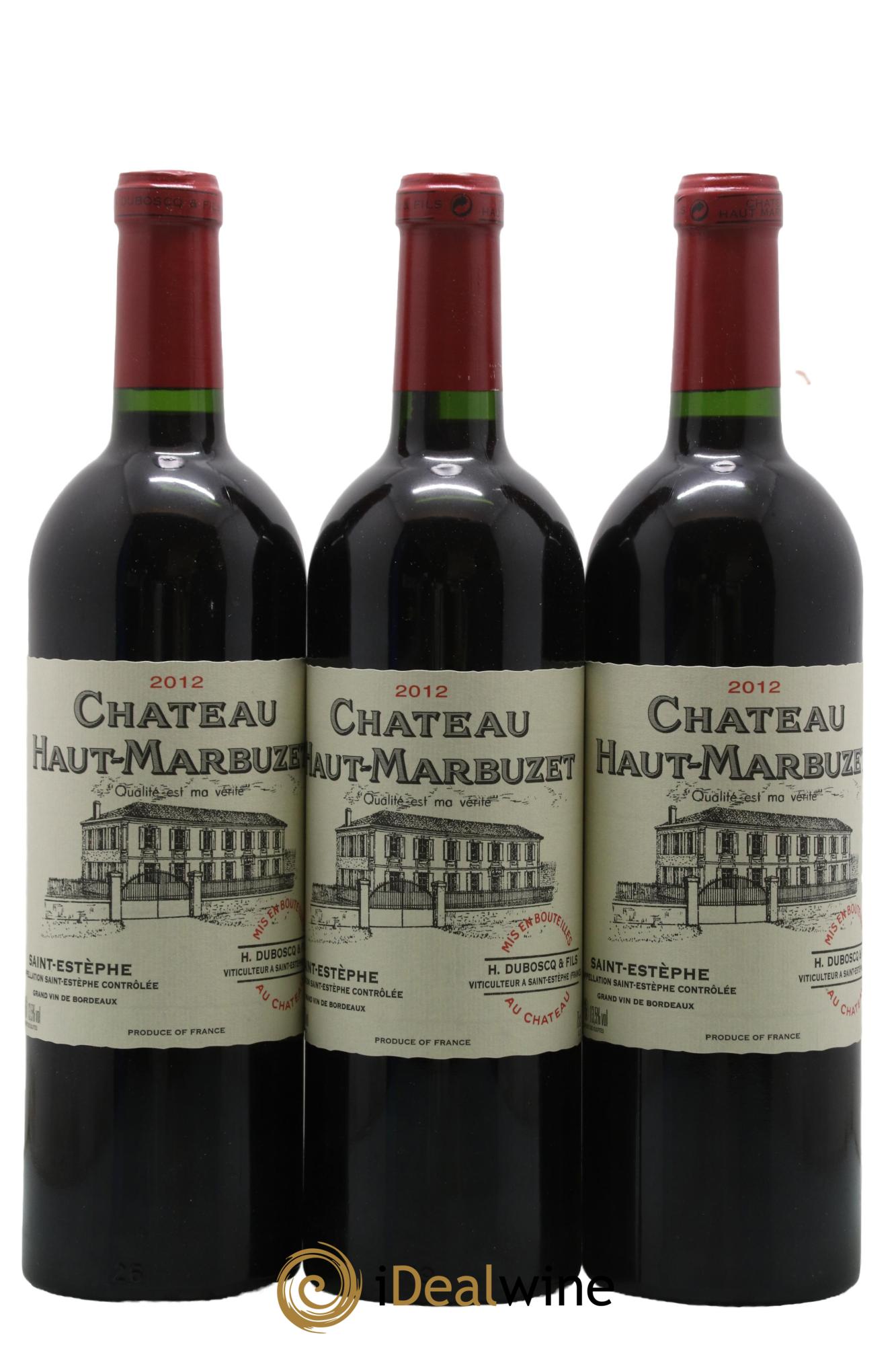 Château Haut Marbuzet 2012 - Lot de 12 bouteilles - 2