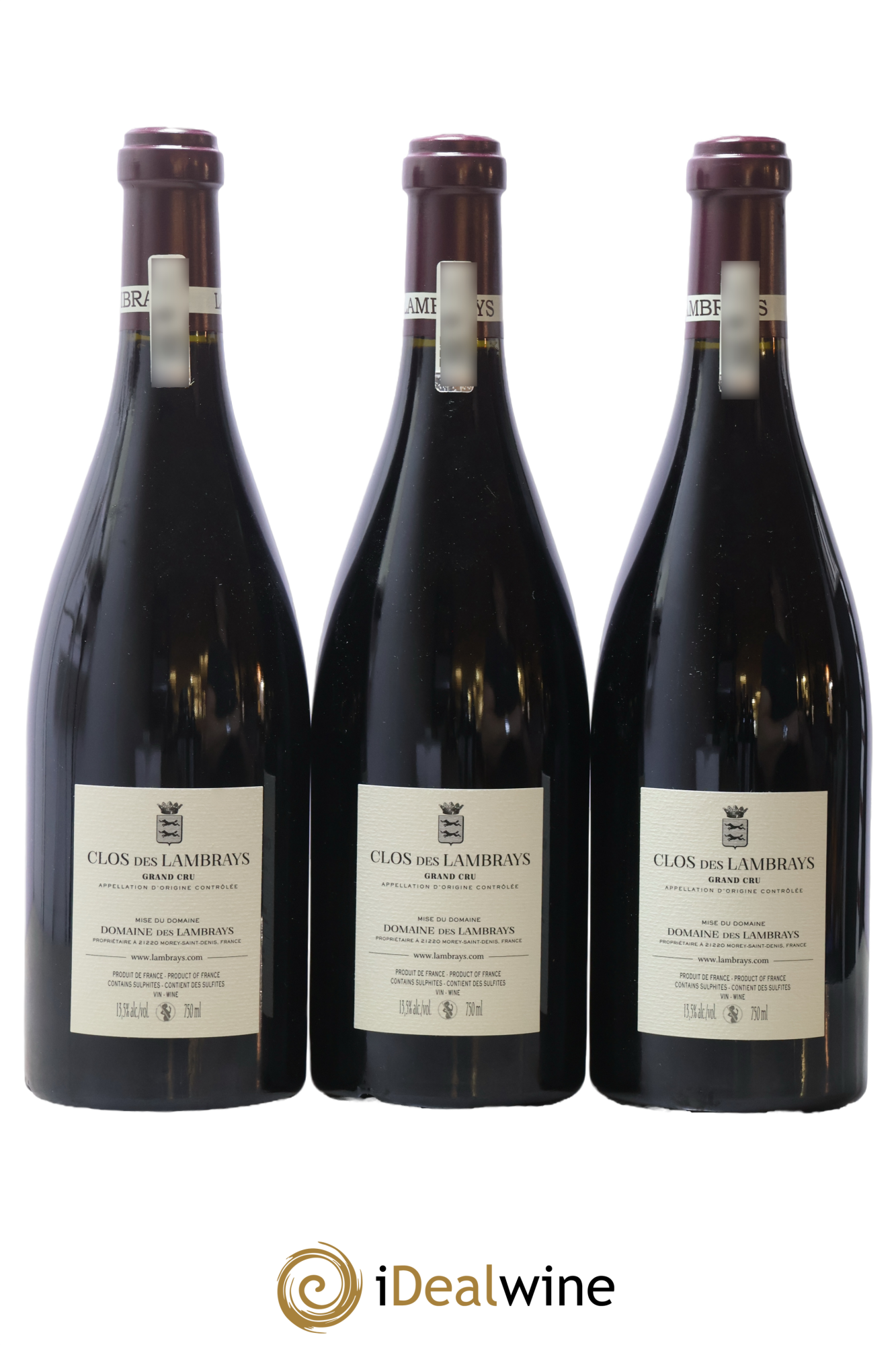 Clos des Lambrays Grand Cru Domaine des Lambrays 2020 - Lote de 3 botellas - 1