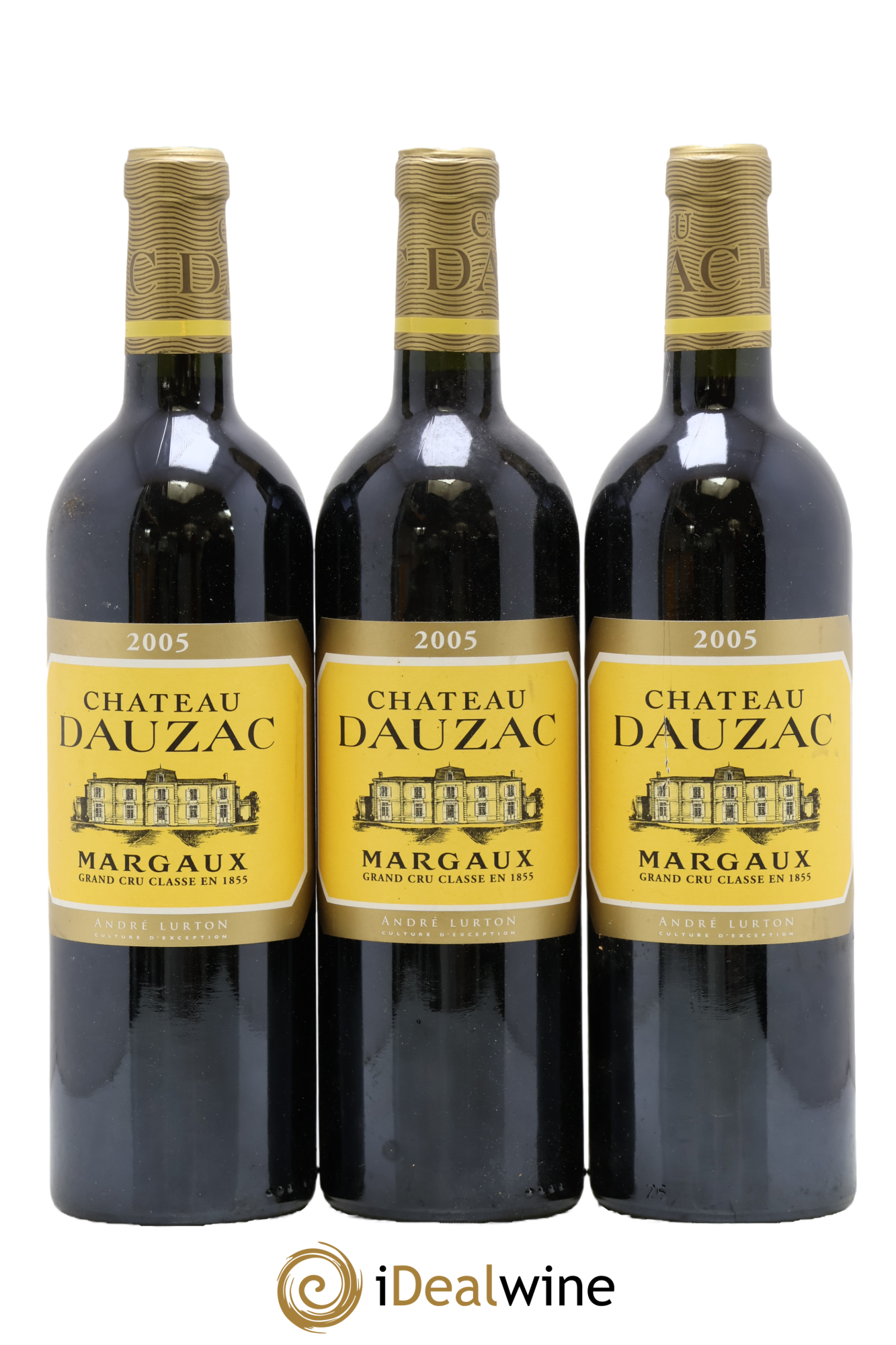 Château Dauzac 5ème Grand Cru Classé 2005 - Lot of 3 bottles - 0