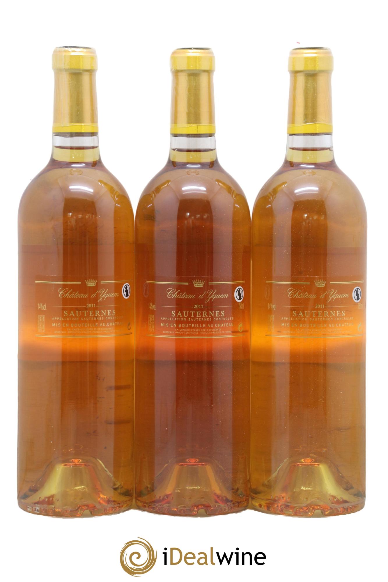 Château d' Yquem 1er Cru Classé Supérieur 2011 - Lot de 6 bouteilles - 4