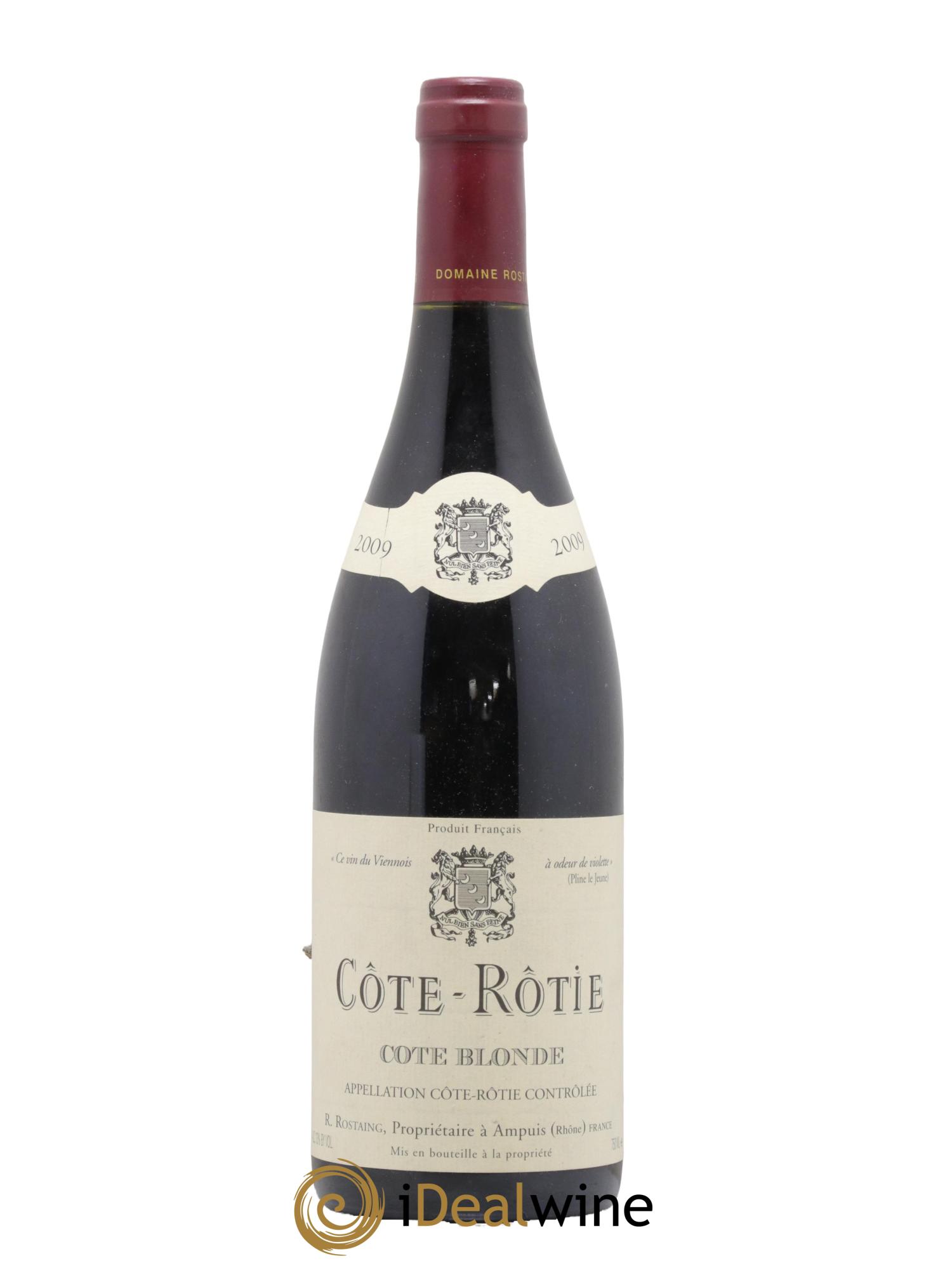 Côte-Rôtie Côte Blonde René Rostaing 2009 - Posten von 1 Flasche - 0