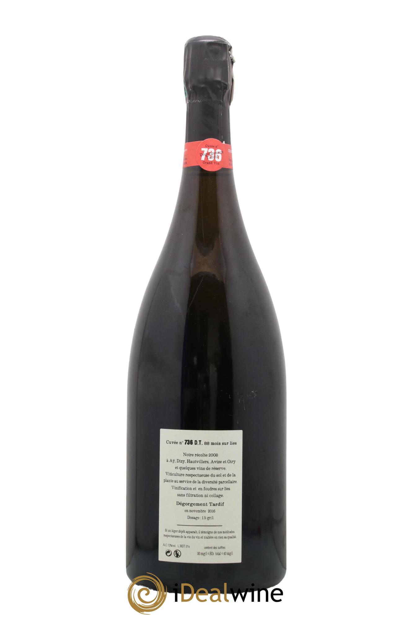 Cuvée 736 Dégorgement Tardif Extra-Brut Jacquesson - Lot de 1 magnum - 1