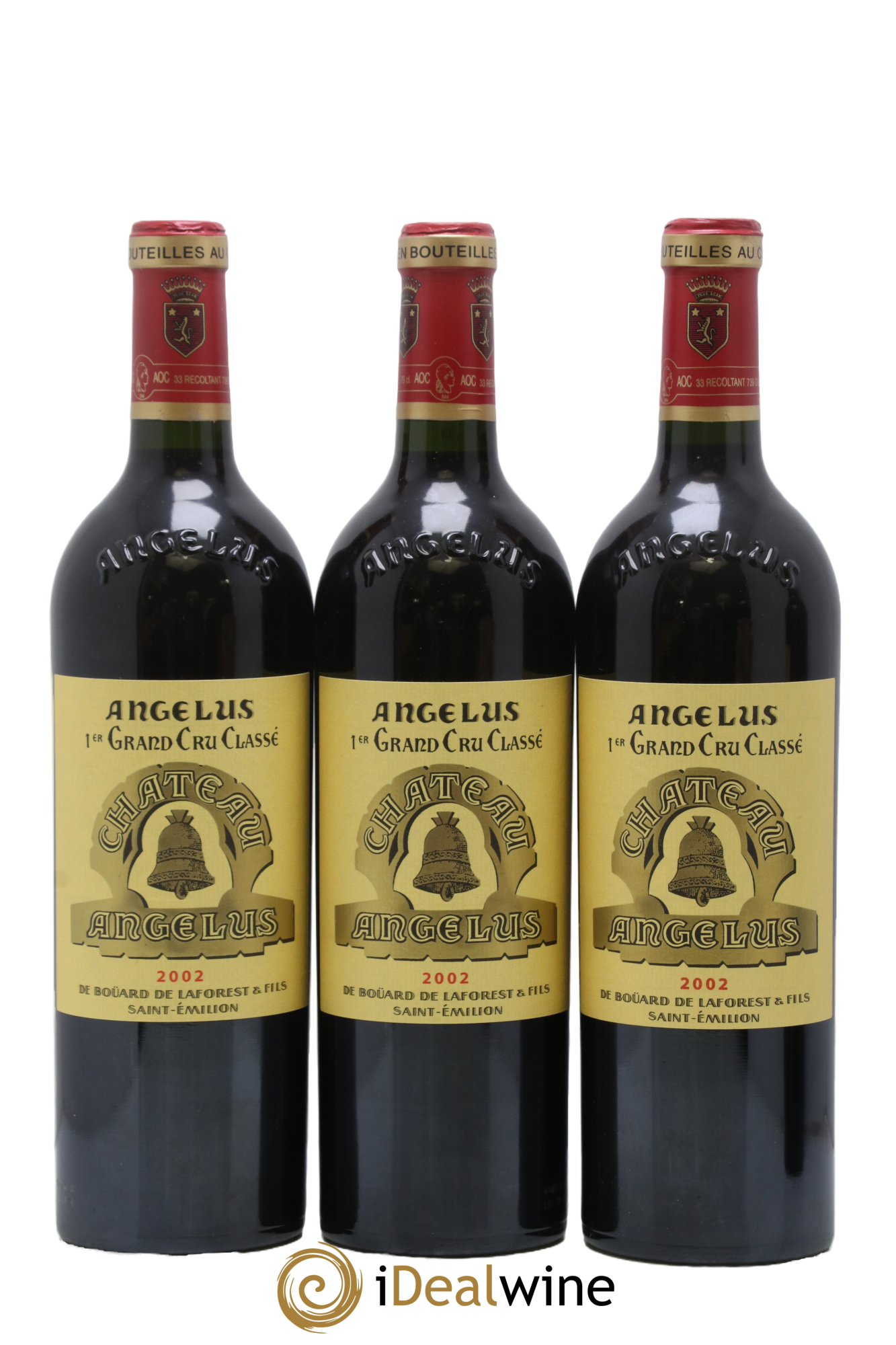 Château Angélus 1er Grand Cru Classé A 2002 - Lot de 12 bouteilles - 3