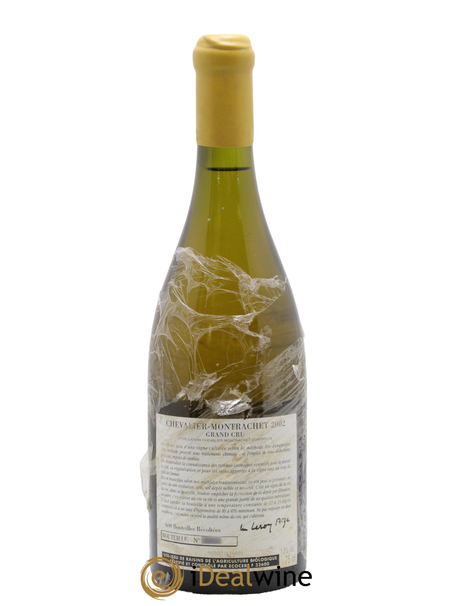 Chevalier-Montrachet Grand Cru d'Auvenay (Domaine) 2002 - Lot de 1 bouteille - 1