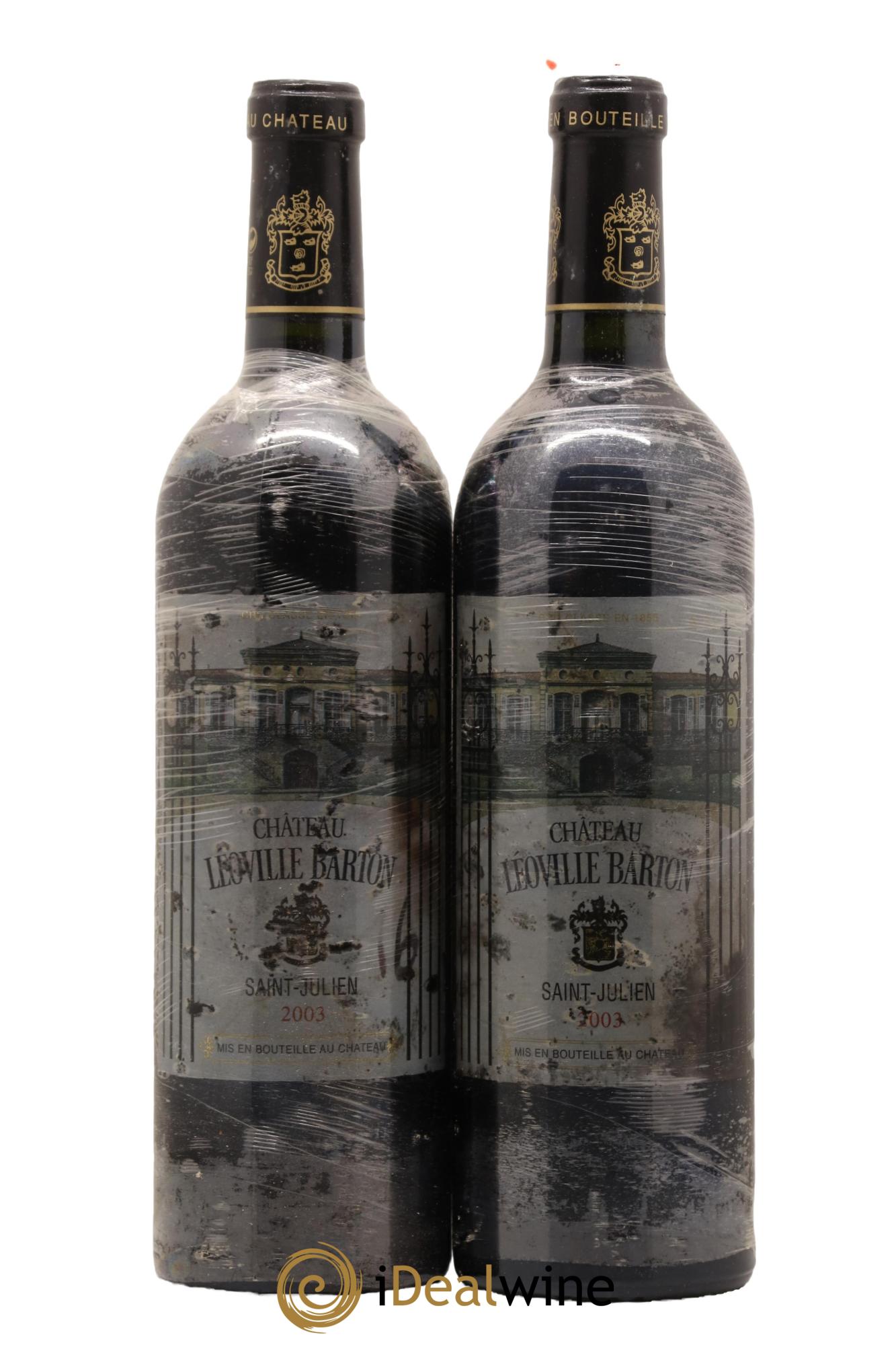 Château Léoville Barton 2ème Grand Cru Classé 2003 - Lot de 2 bouteilles - 0