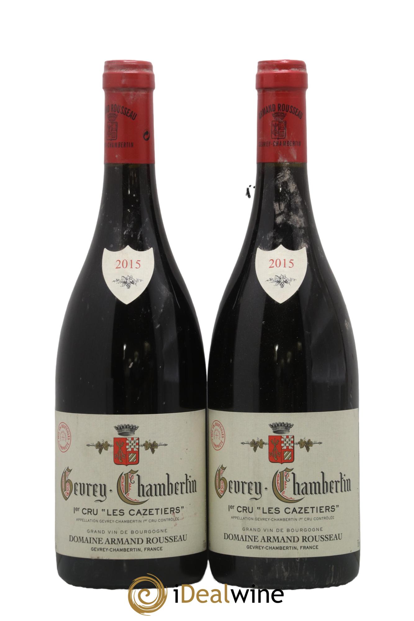 Gevrey-Chambertin 1er Cru Les Cazetiers Armand Rousseau (Domaine) 2015 - Lot de 2 bouteilles - 0