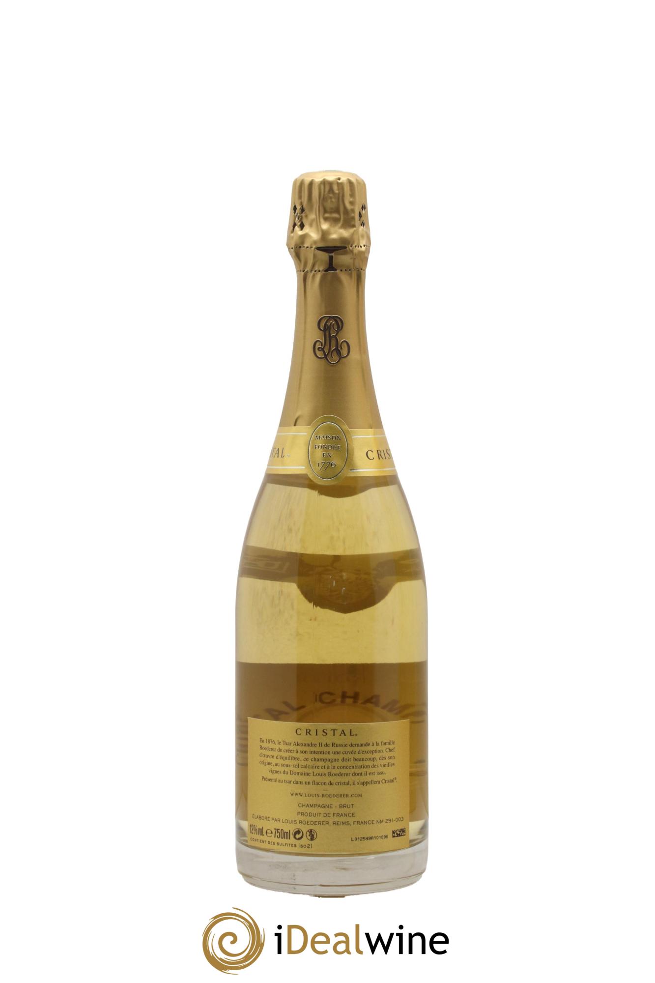 Cristal Louis Roederer 2008 - Posten von 1 Flasche - 2