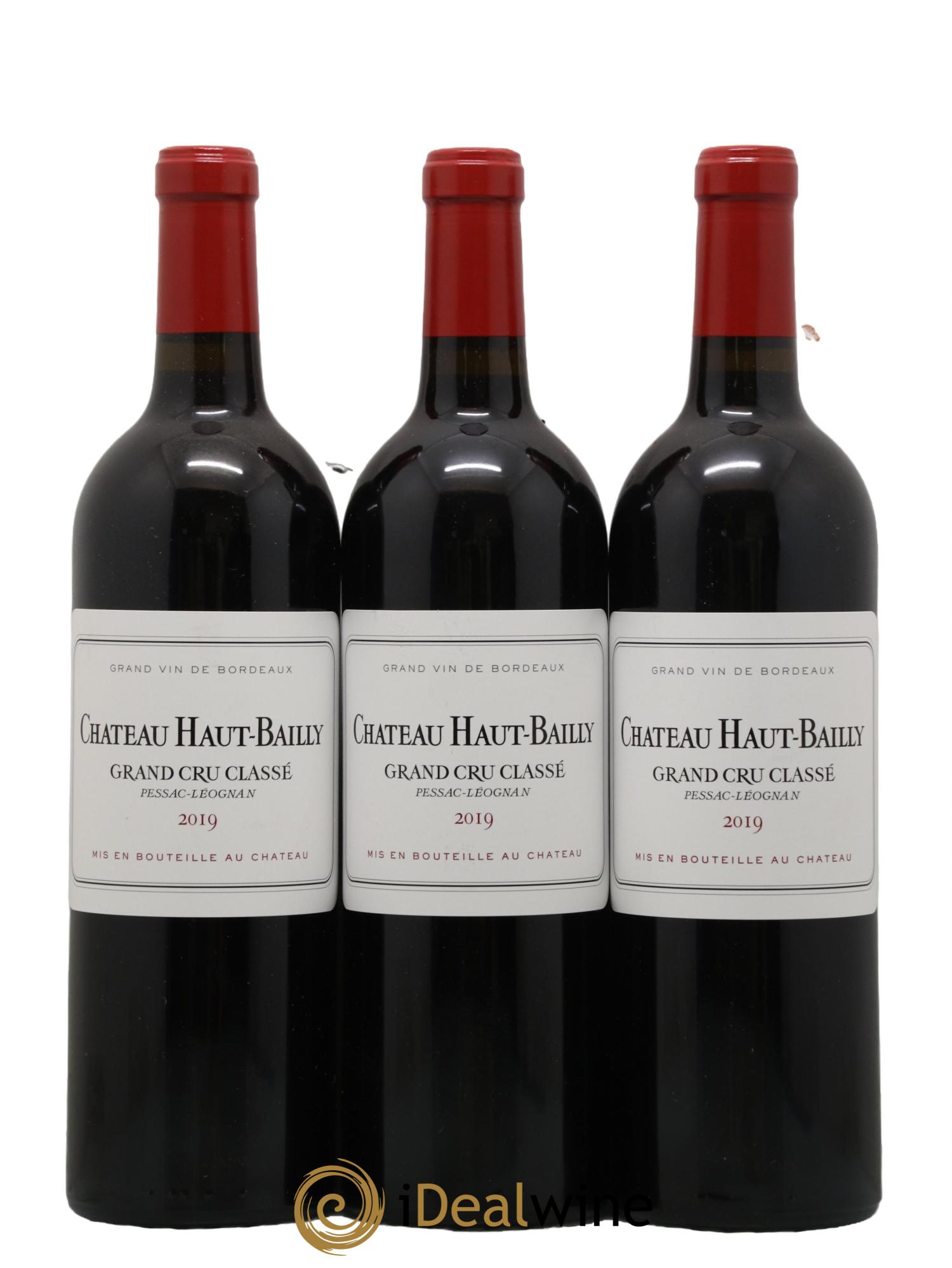 Château Haut-Bailly Cru Classé de Graves 2019 - Lot de 3 bouteilles - 0