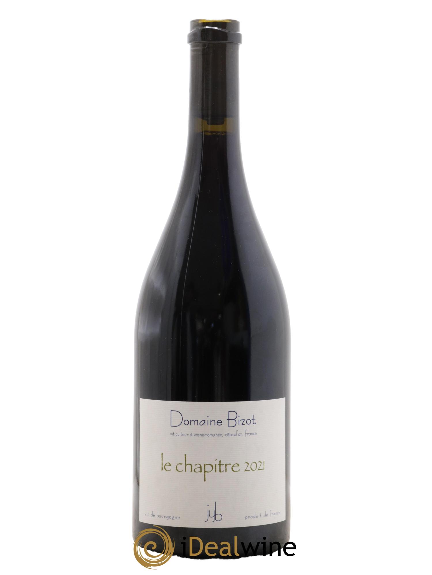Bourgogne Le Chapitre Bizot (Domaine) 2021 - Posten von 1 Flasche - 0