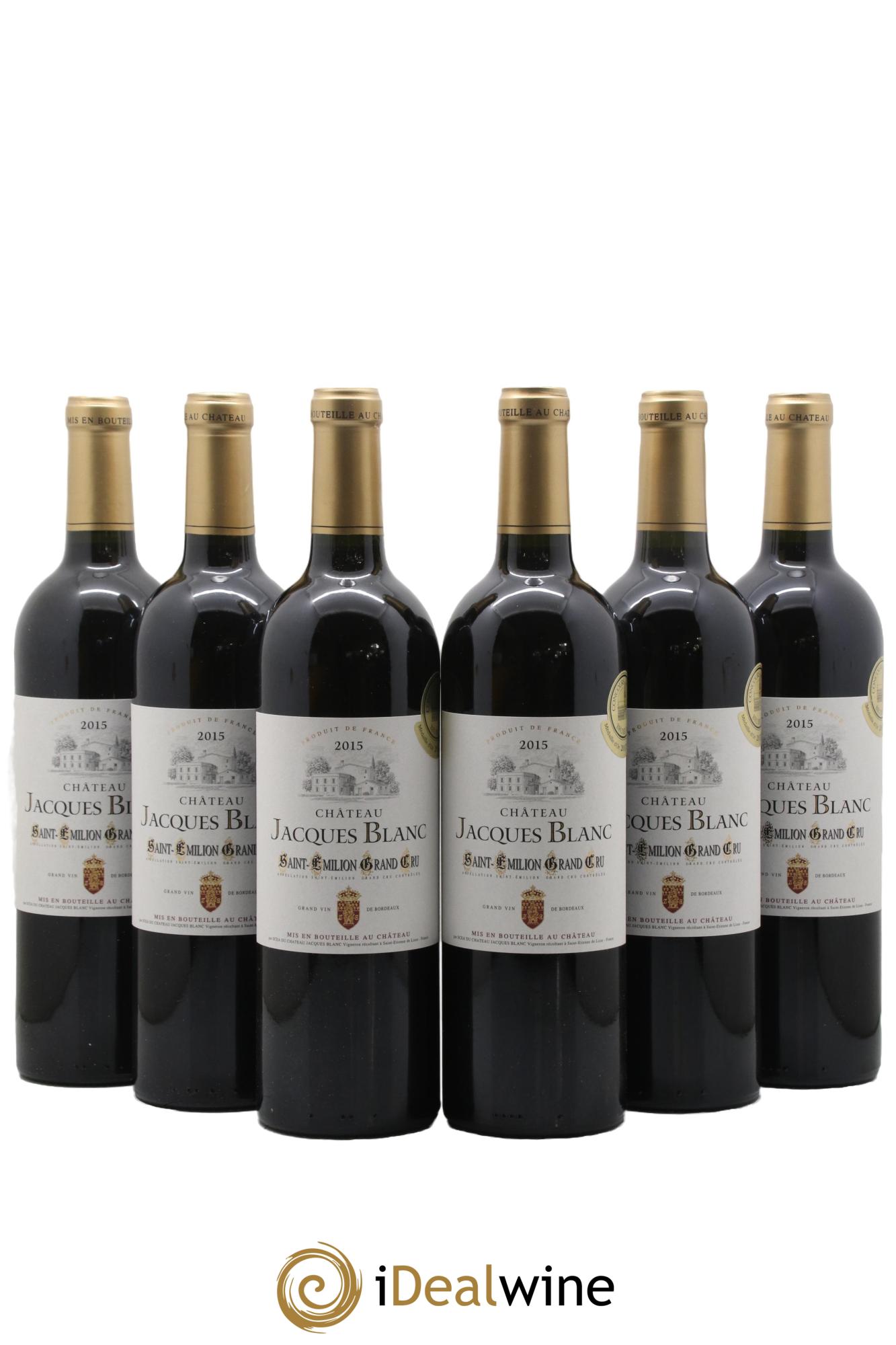 Château Jacques Blanc 2015 - Lot de 6 bouteilles - 0