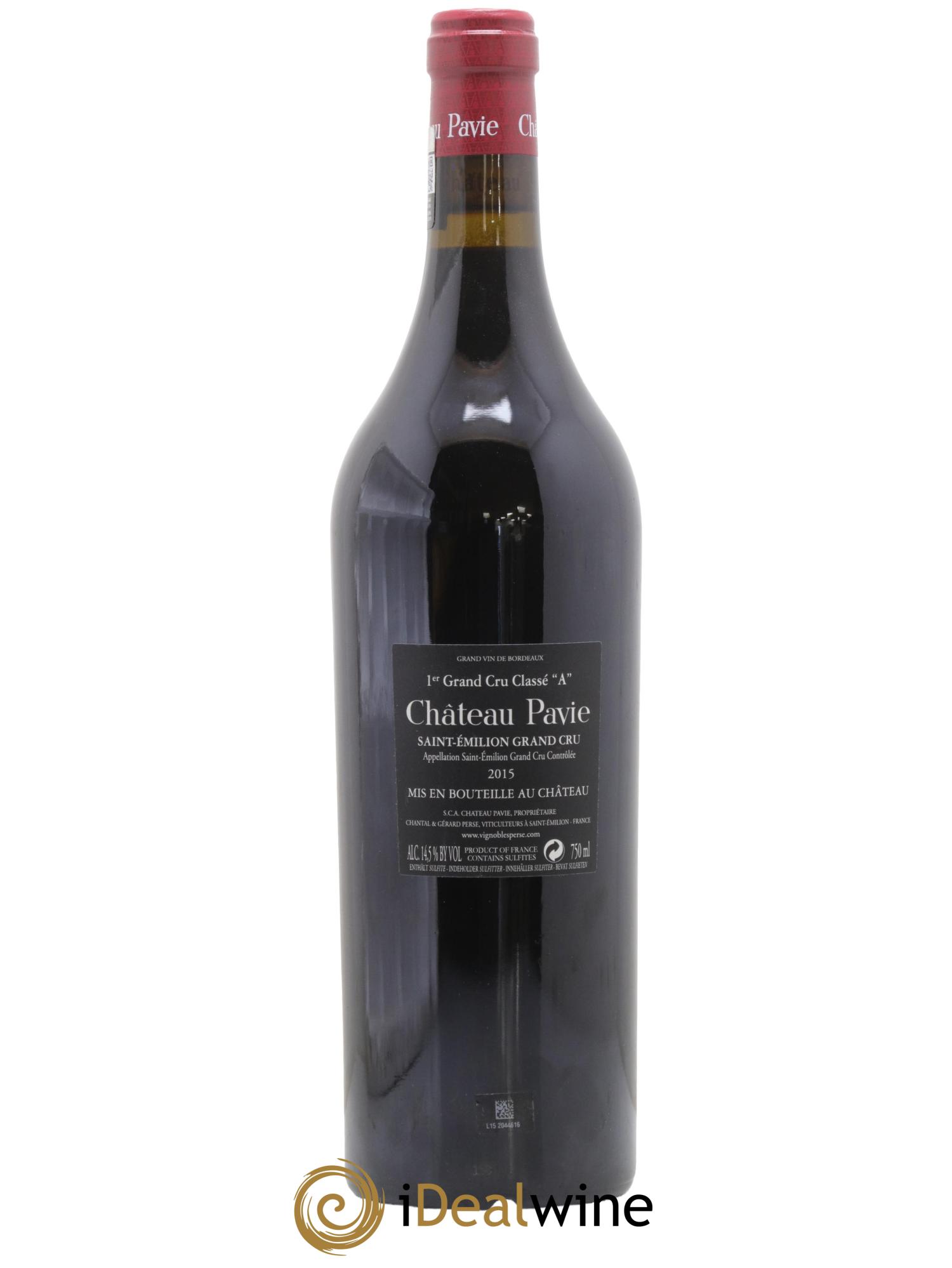 Château Pavie 1er Grand Cru Classé A 2015 - Posten von 1 Flasche - 1