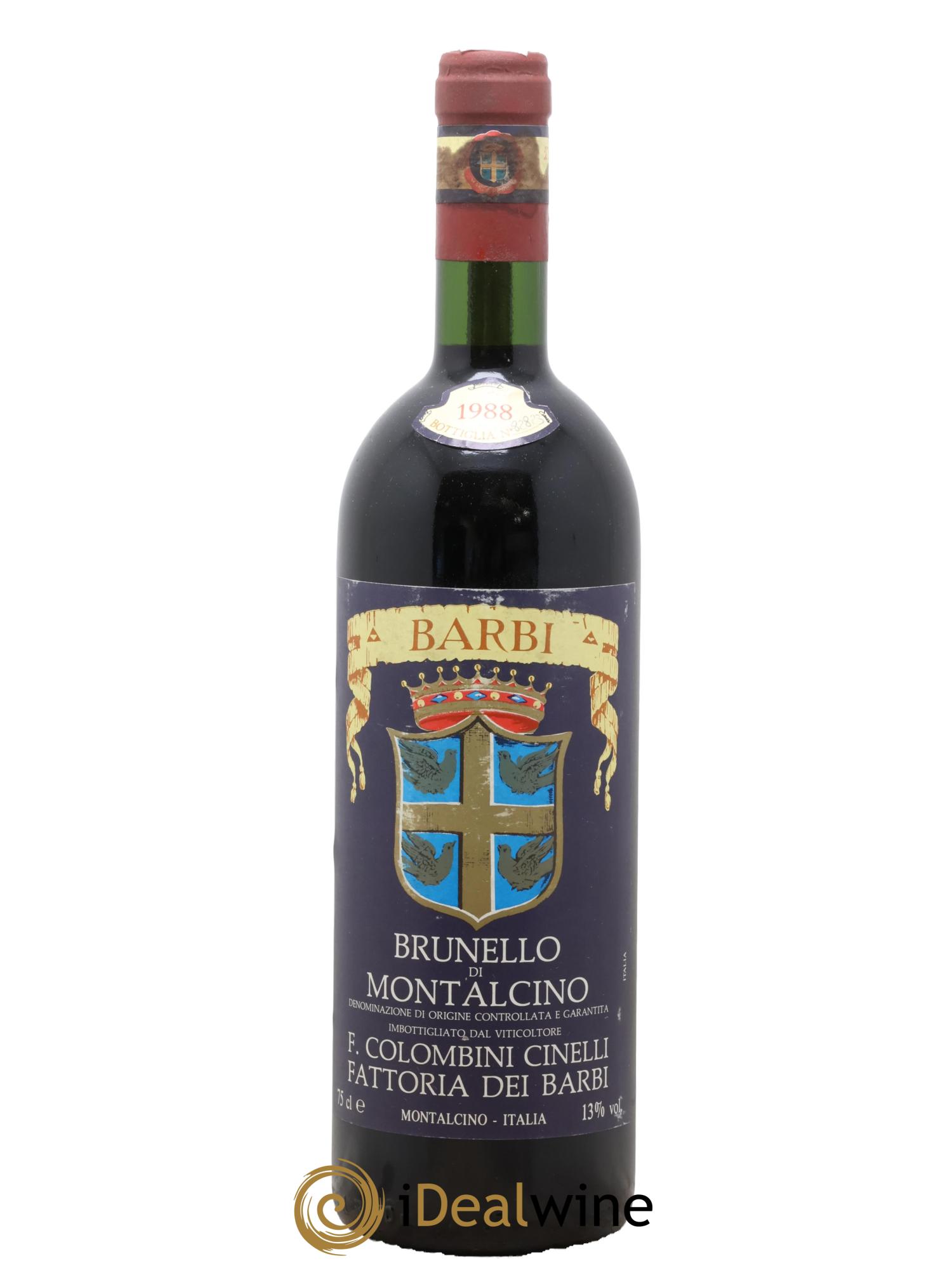 Brunello di Montalcino Fattoria dei Barbi 1988 - Lot de 1 bouteille - 0