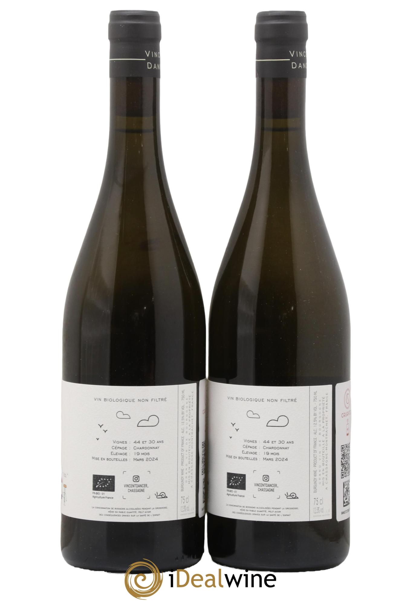 Chassagne-Montrachet 1er Cru La Romanée Vincent Dancer 2022 - Lot de 2 bouteilles - 1