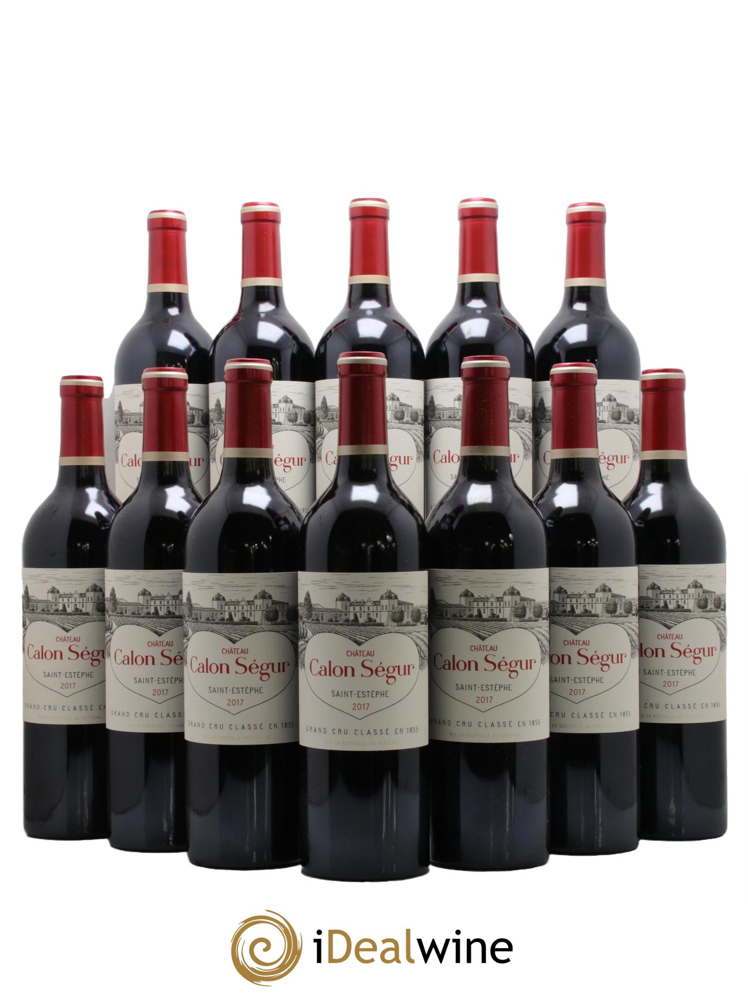 Château Calon Ségur 3ème Grand Cru Classé 2017 - Lotto di 12 bottiglie - 0