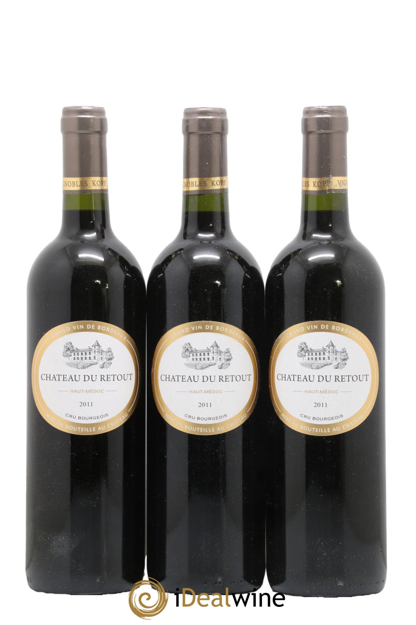 Haut Médoc Château du Retout 2011 - Lot de 3 bouteilles - 0