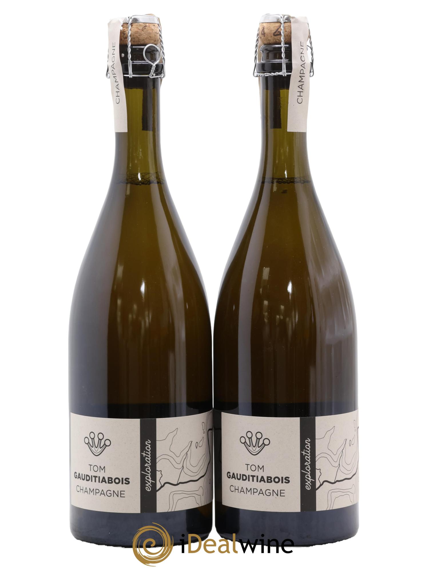 Champagne E 05 Tom Gauditiabois 2020 - Lot de 2 bouteilles - 0