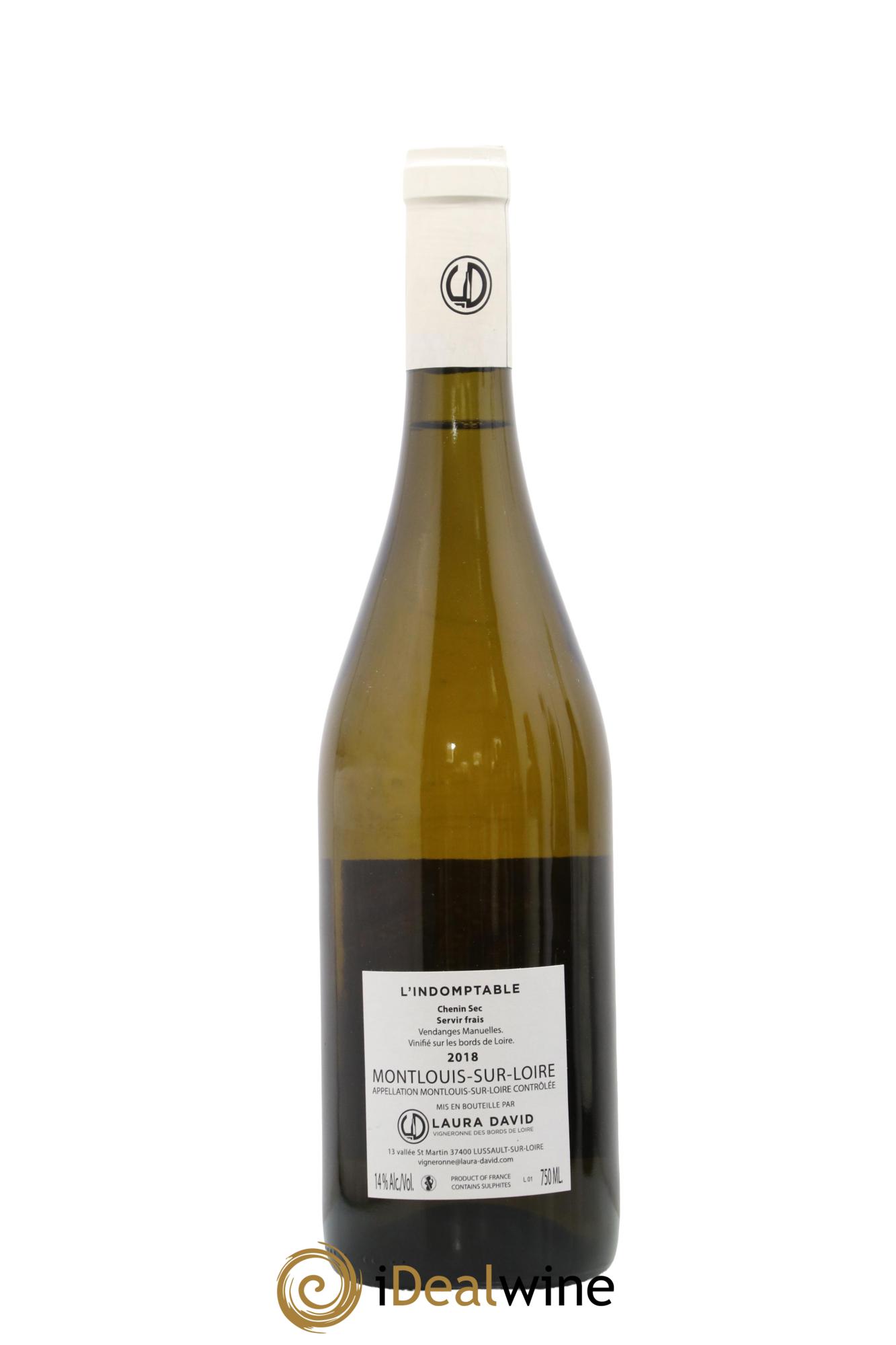Montlouis-sur-Loire L'Indomptable Laura David 2018 - Lot of 1 bottle - 1