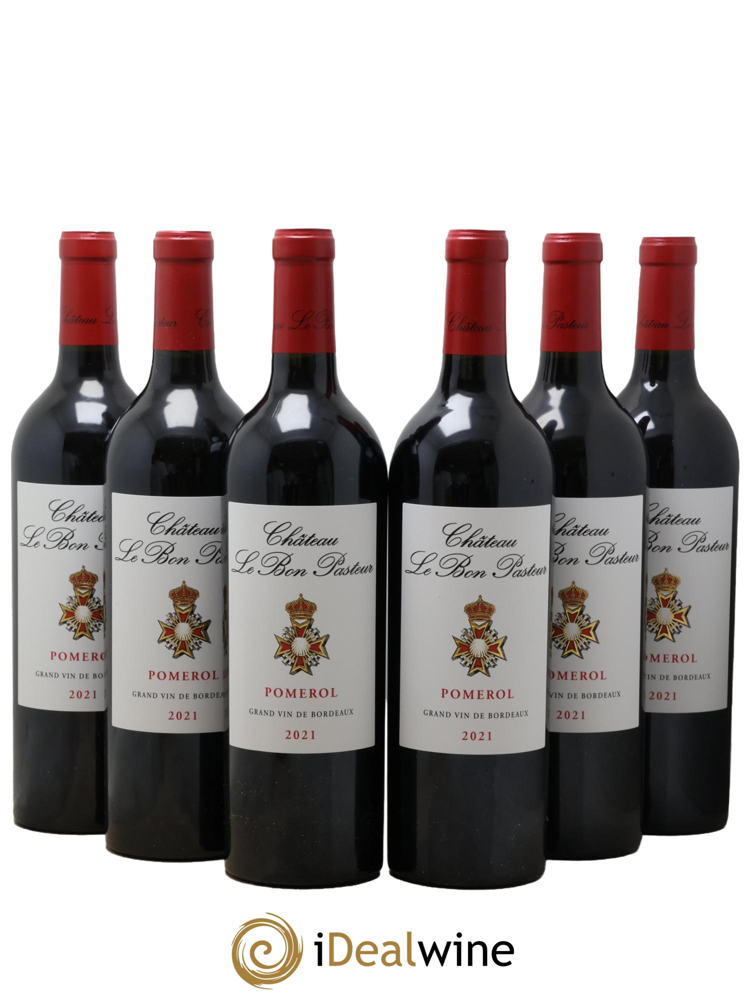 Château le Bon Pasteur 2021 - Lot of 6 bottles - 0