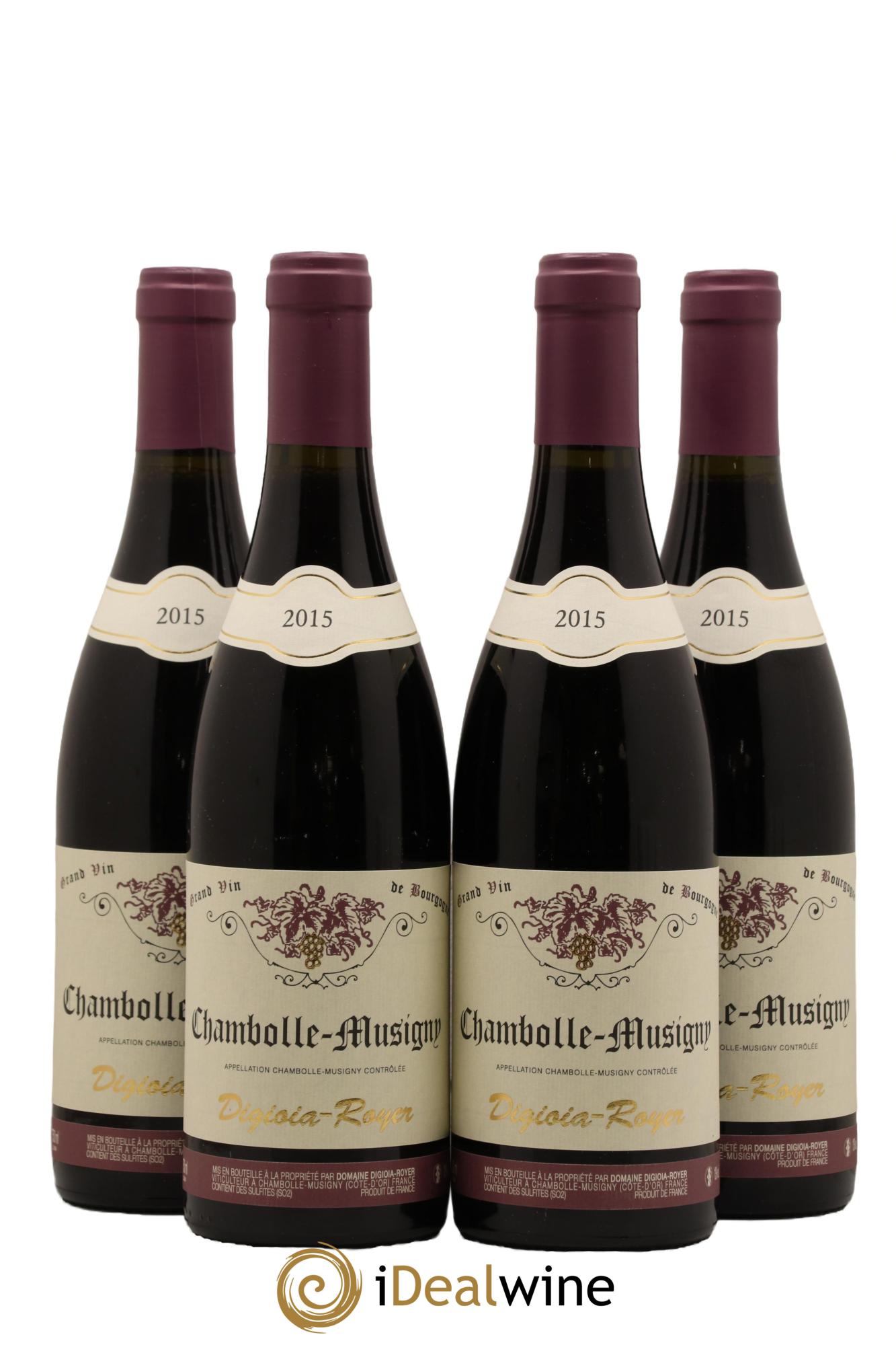 Chambolle-Musigny Domaine Digioia Royer 2015 - Lot de 4 bouteilles - 0