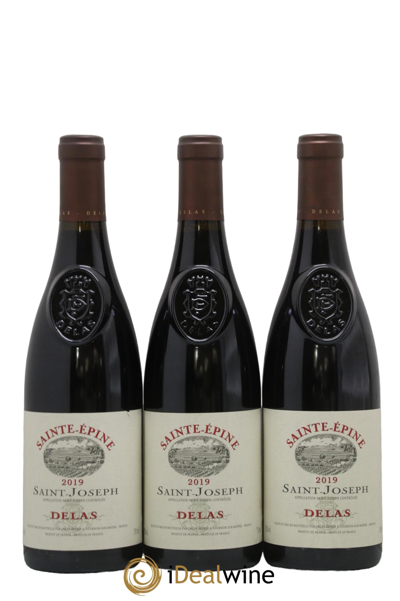 Saint-Joseph Sainte-Epine Delas Frères 2019 - Lot de 3 bouteilles - 0