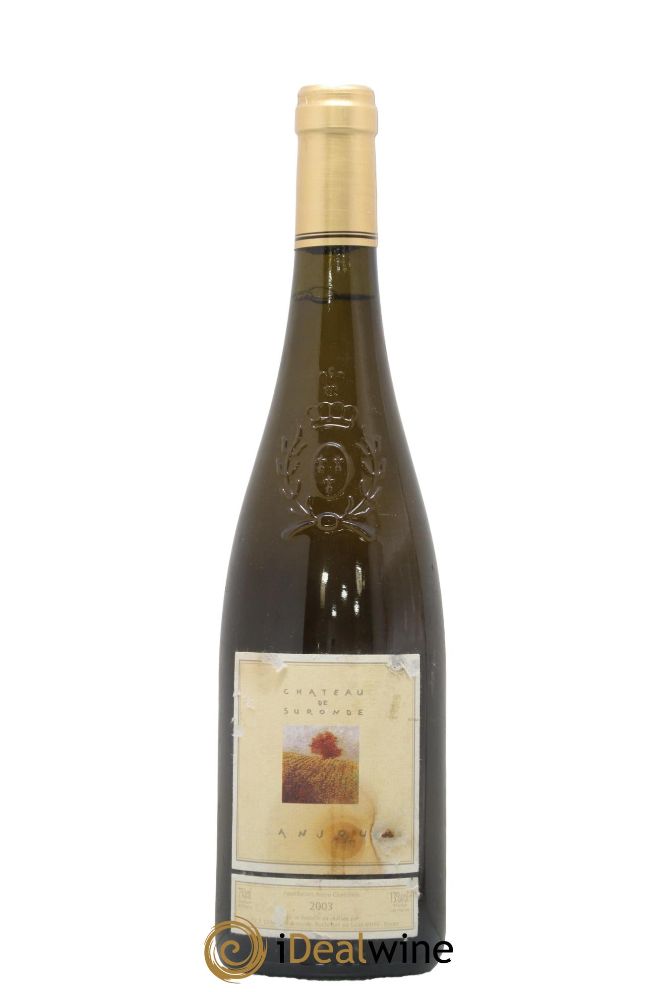 Anjou Château de Suronde Francis Poirel 2003 - Lot de 1 bouteille - 0