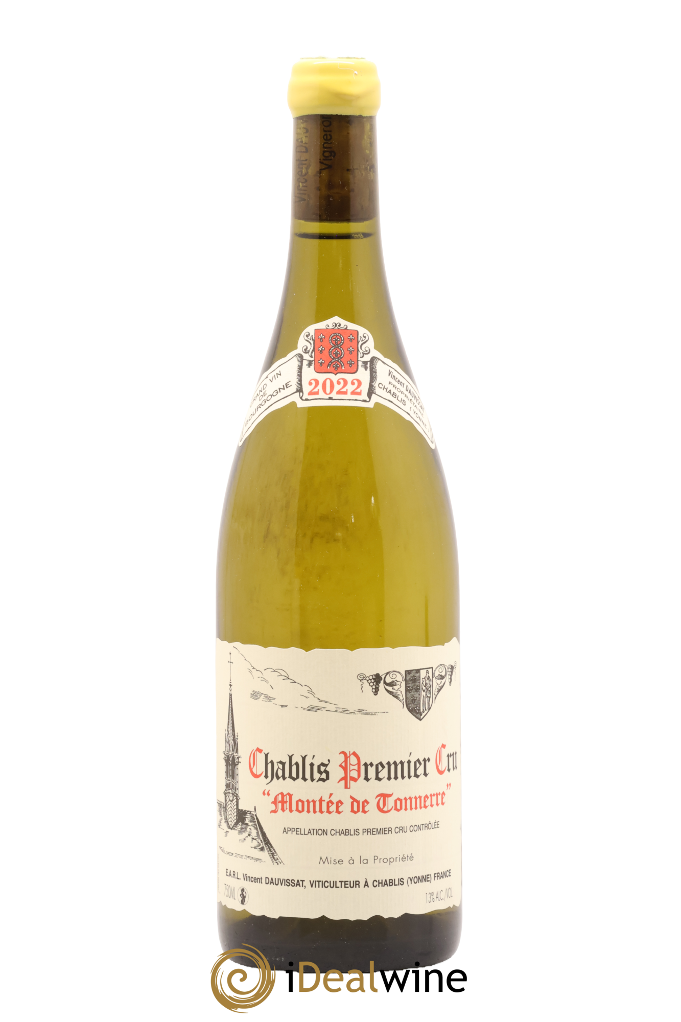 Chablis 1er Cru Montée de Tonnerre Vincent Dauvissat (Domaine) 2022 - Lot of 1 bottle - 0
