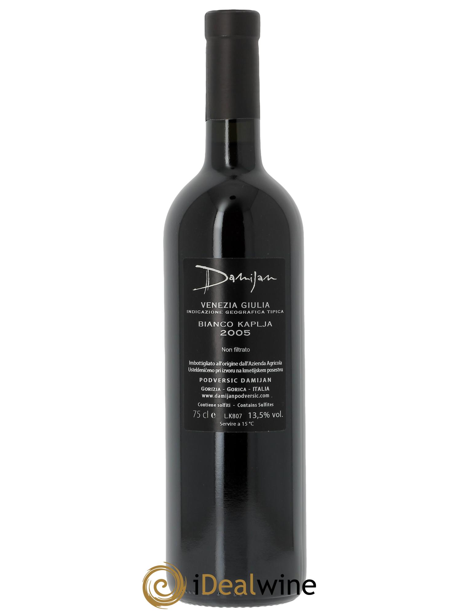 Venezia Giulia IGT  Damijan Podversic Kaplja  2005 - Lot of 1 bottle - 2