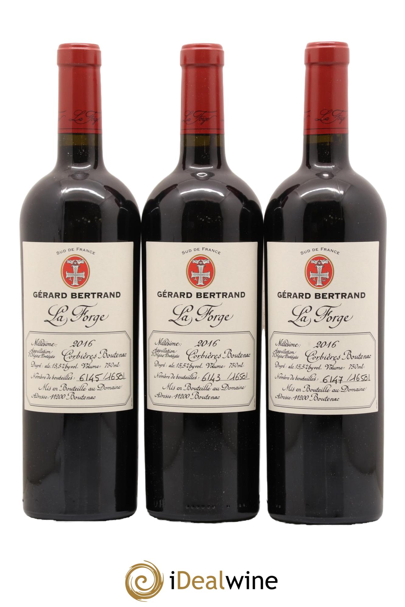 Corbières La Forge Gérard Bertrand 2016 - Posten von 6 Flaschen - 2
