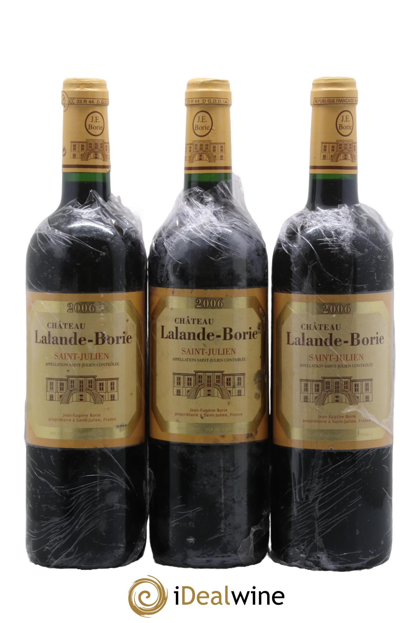 Château Lalande Borie 2006 - Posten von 3 Flaschen - 0