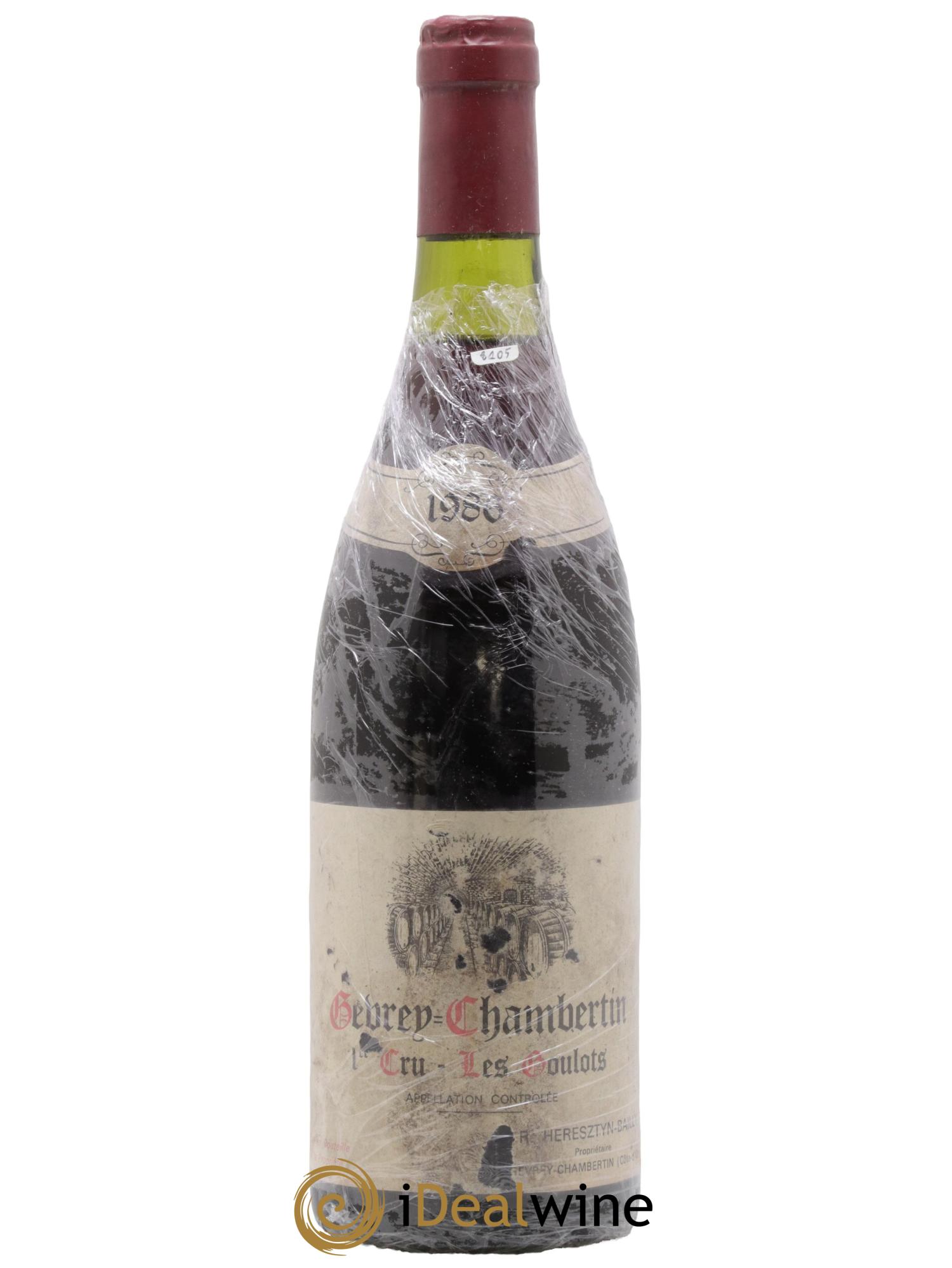 Gevrey-Chambertin 1er Cru Les Goulots Heresztyn 1986 - Lot de 1 bouteille - 0