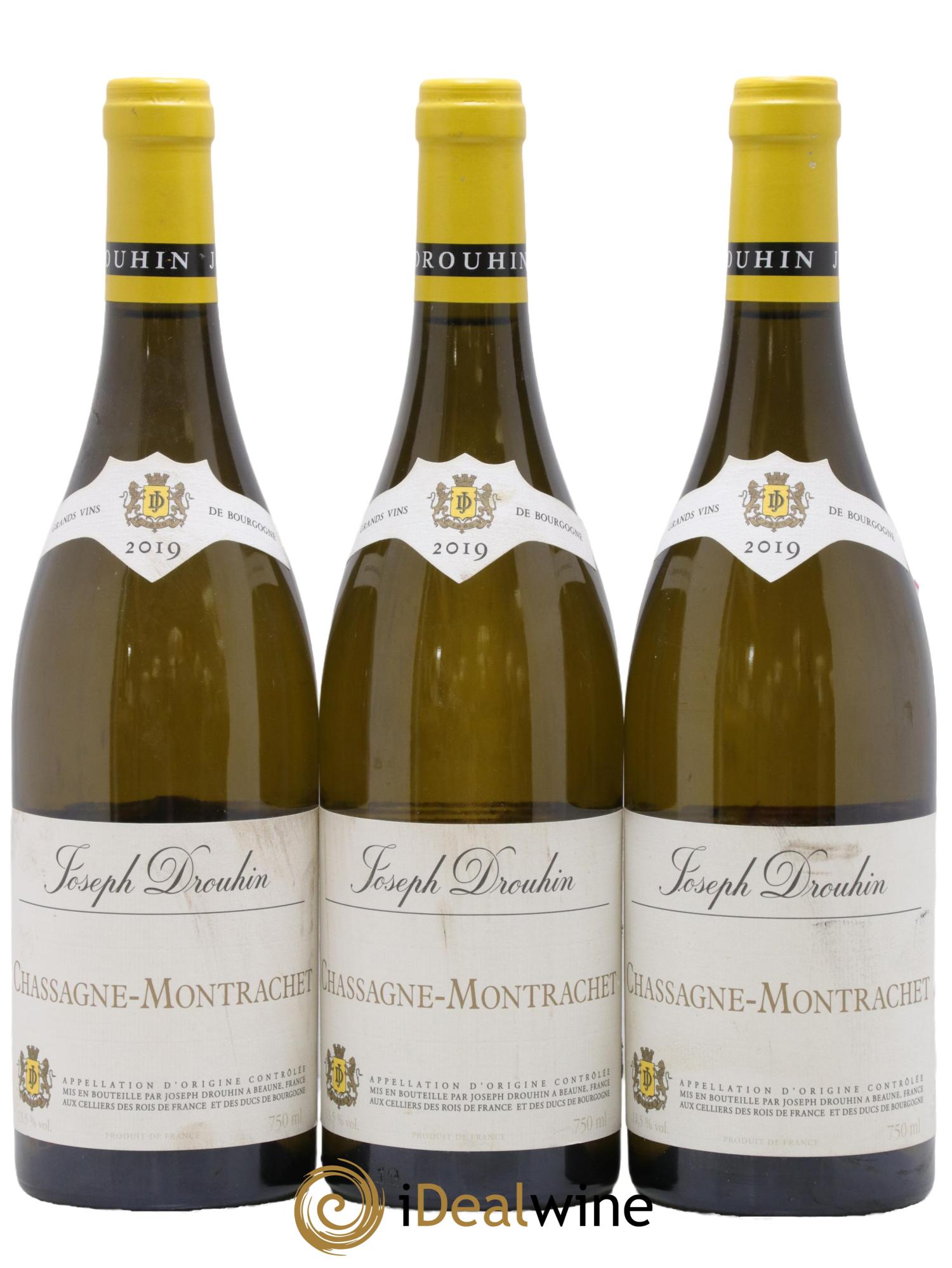 Chassagne-Montrachet Joseph Drouhin 2019 - Posten von 3 Flaschen - 0