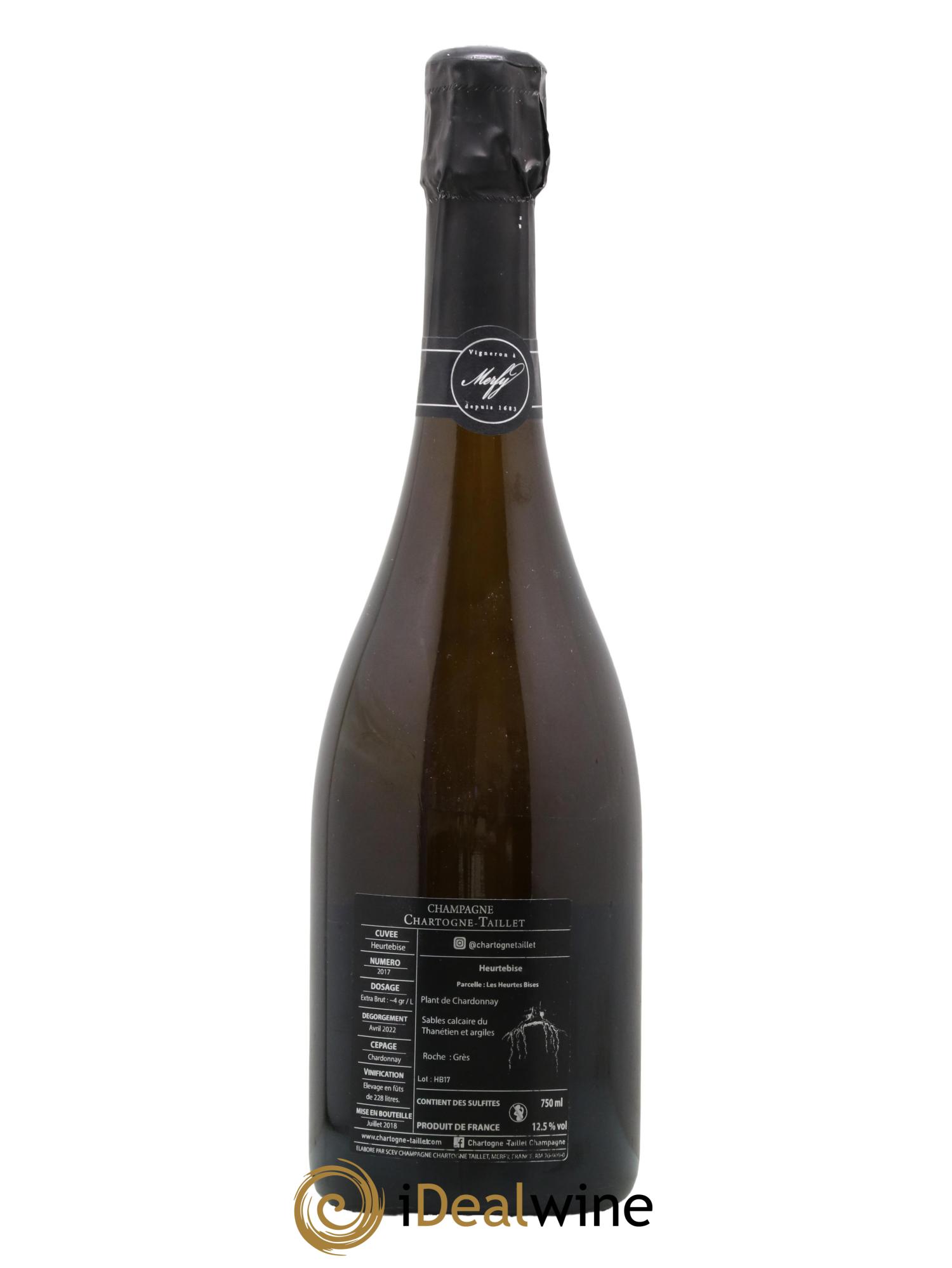 Heurtebise Blanc de Blancs Brut Chartogne-Taillet 2017 - Lot de 1 bouteille - 1