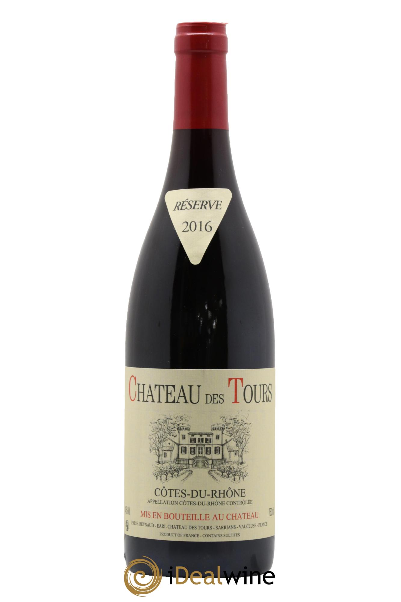 Côtes-du-Rhône Château des Tours Emmanuel Reynaud 2016 - Lot de 1 bouteille - 0