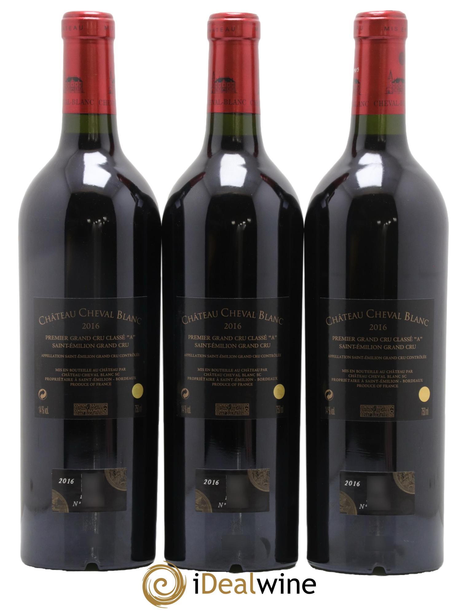 Château Cheval Blanc 1er Grand Cru Classé A 2016 - Lot de 6 bouteilles - 4