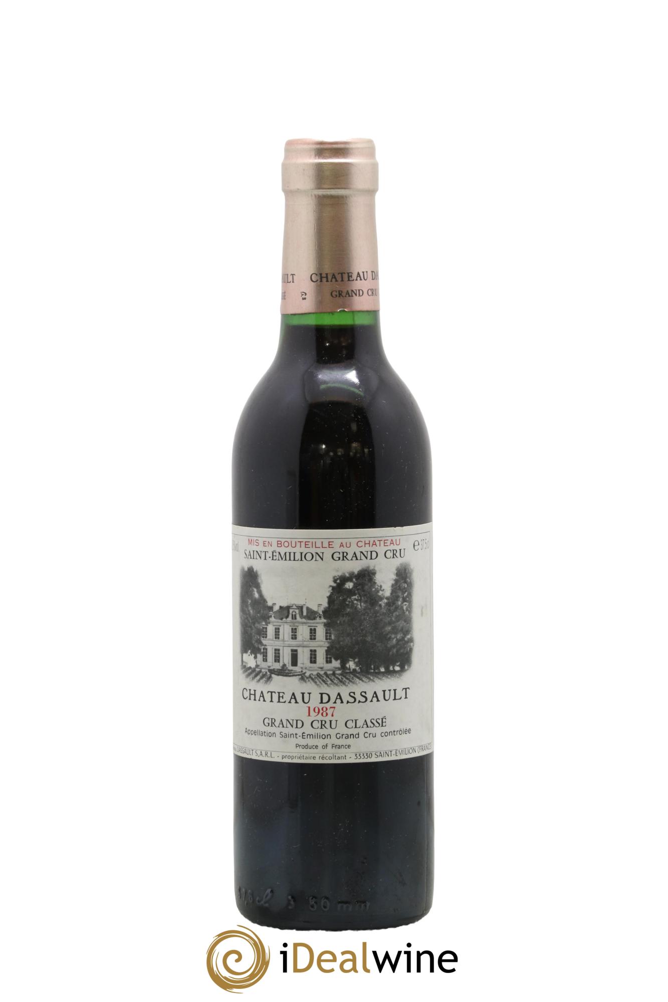 Château Dassault Grand Cru Classé 1987 - Lot of 1 half-bottle - 0