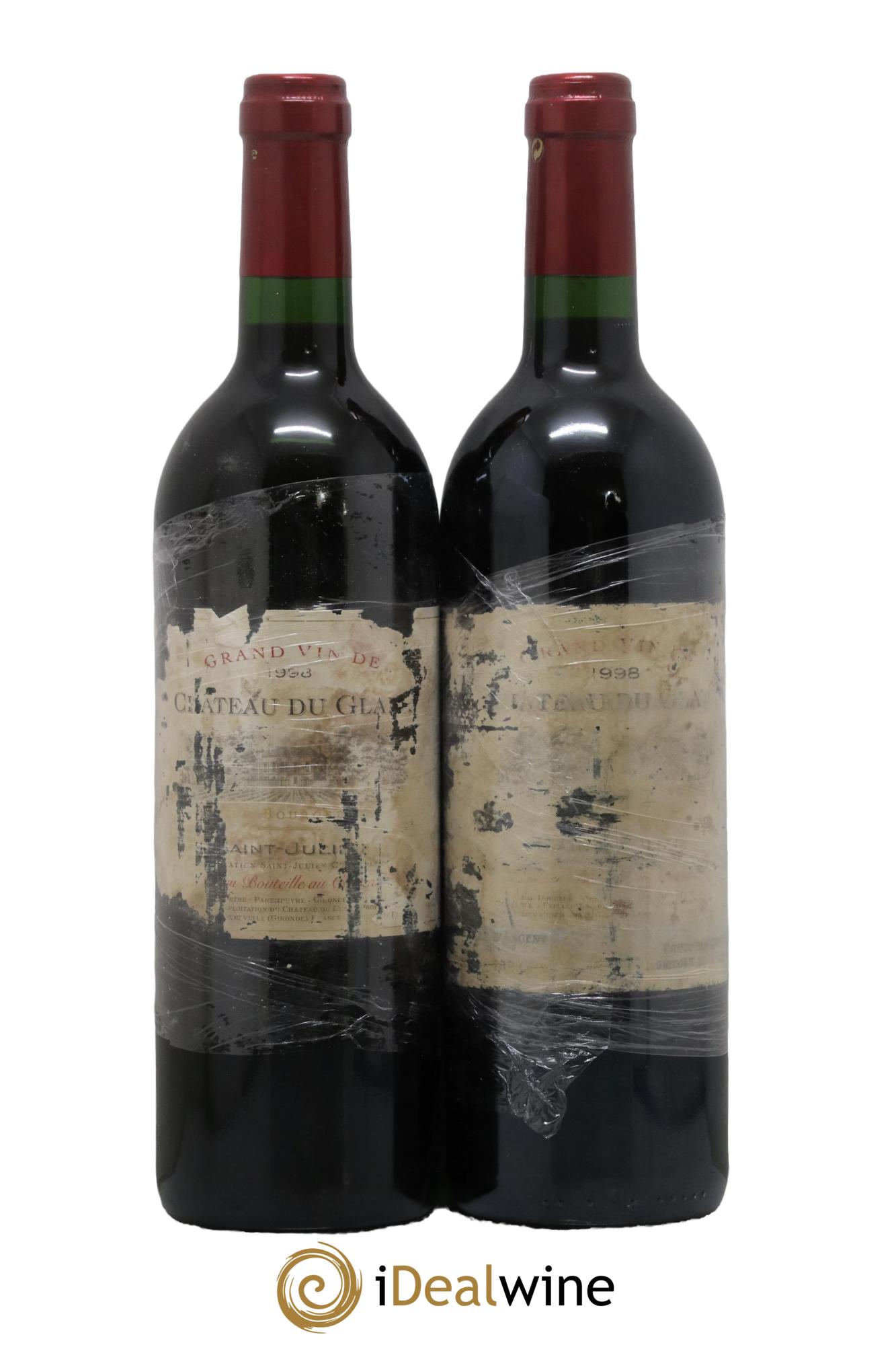 Château du Glana 1998 - Lot of 2 bottles - 0