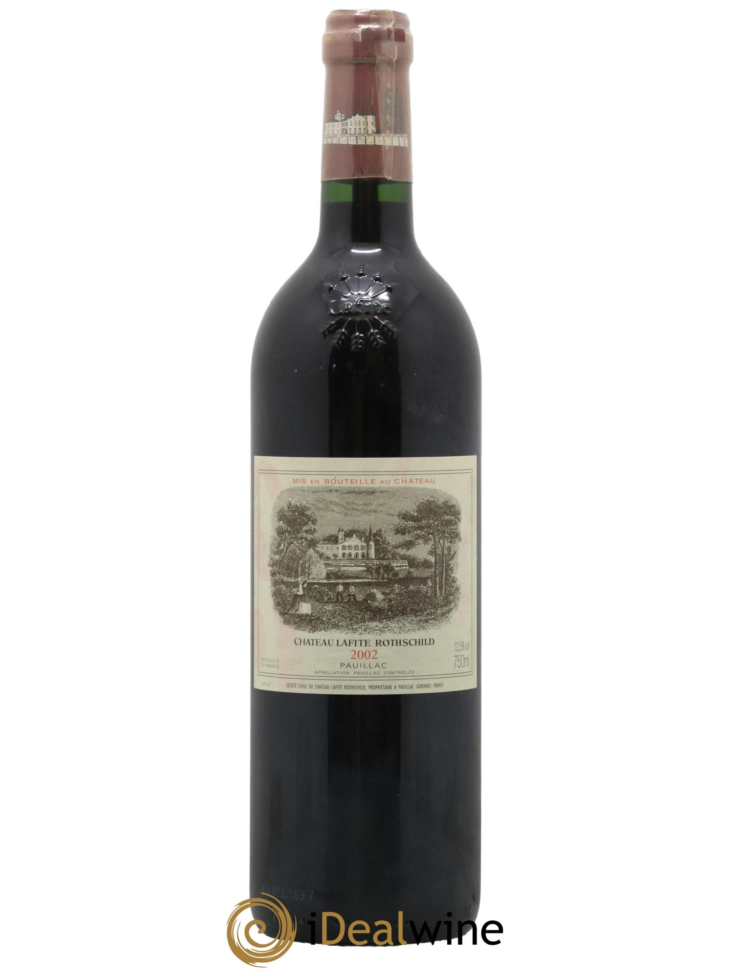 Château Lafite Rothschild 1er Grand Cru Classé 2002 - Lot de 1 bouteille - 0
