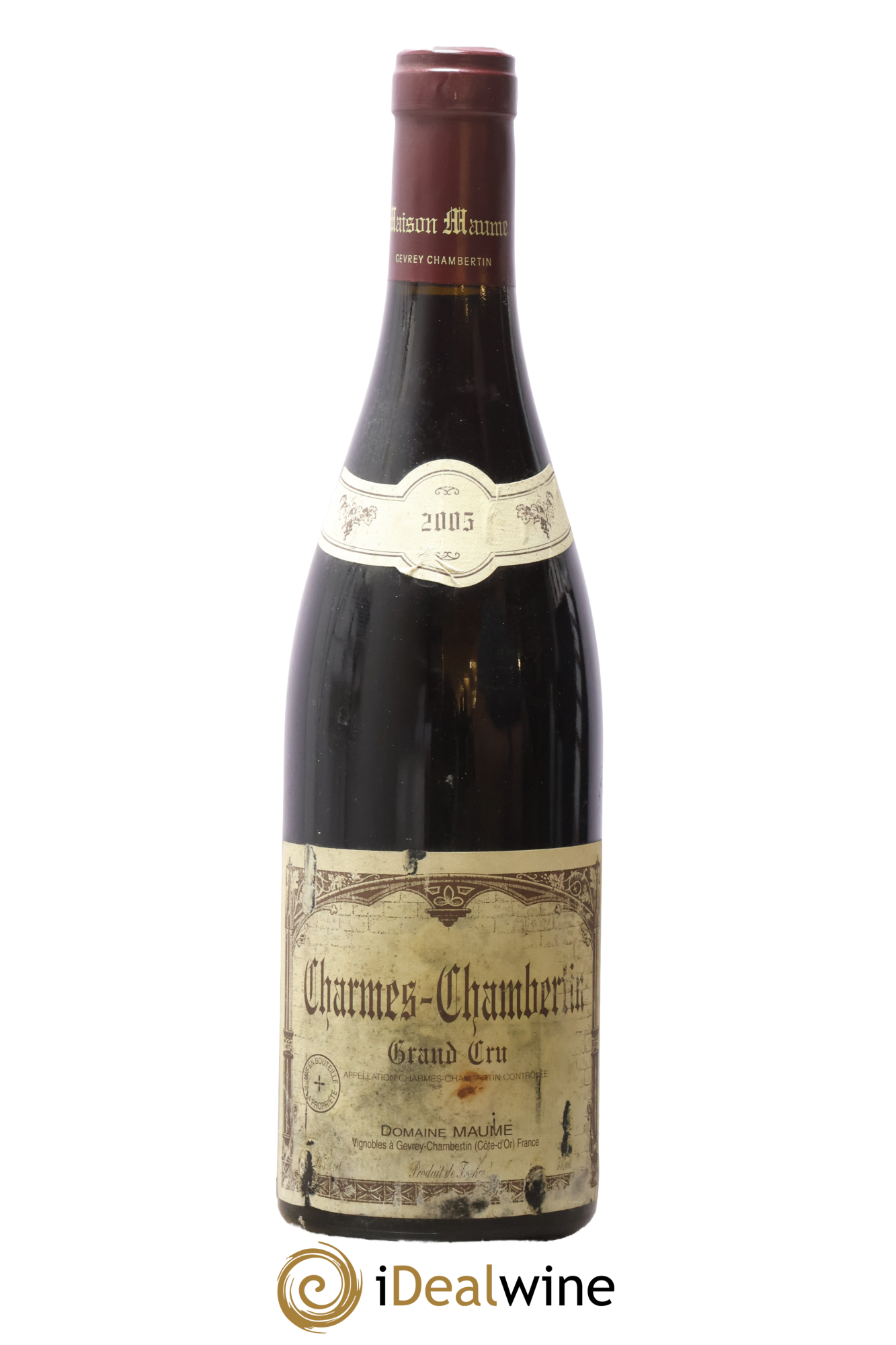 Charmes-Chambertin Grand Cru Maume (Domaine) 2005 - Lot de 1 bouteille - 0