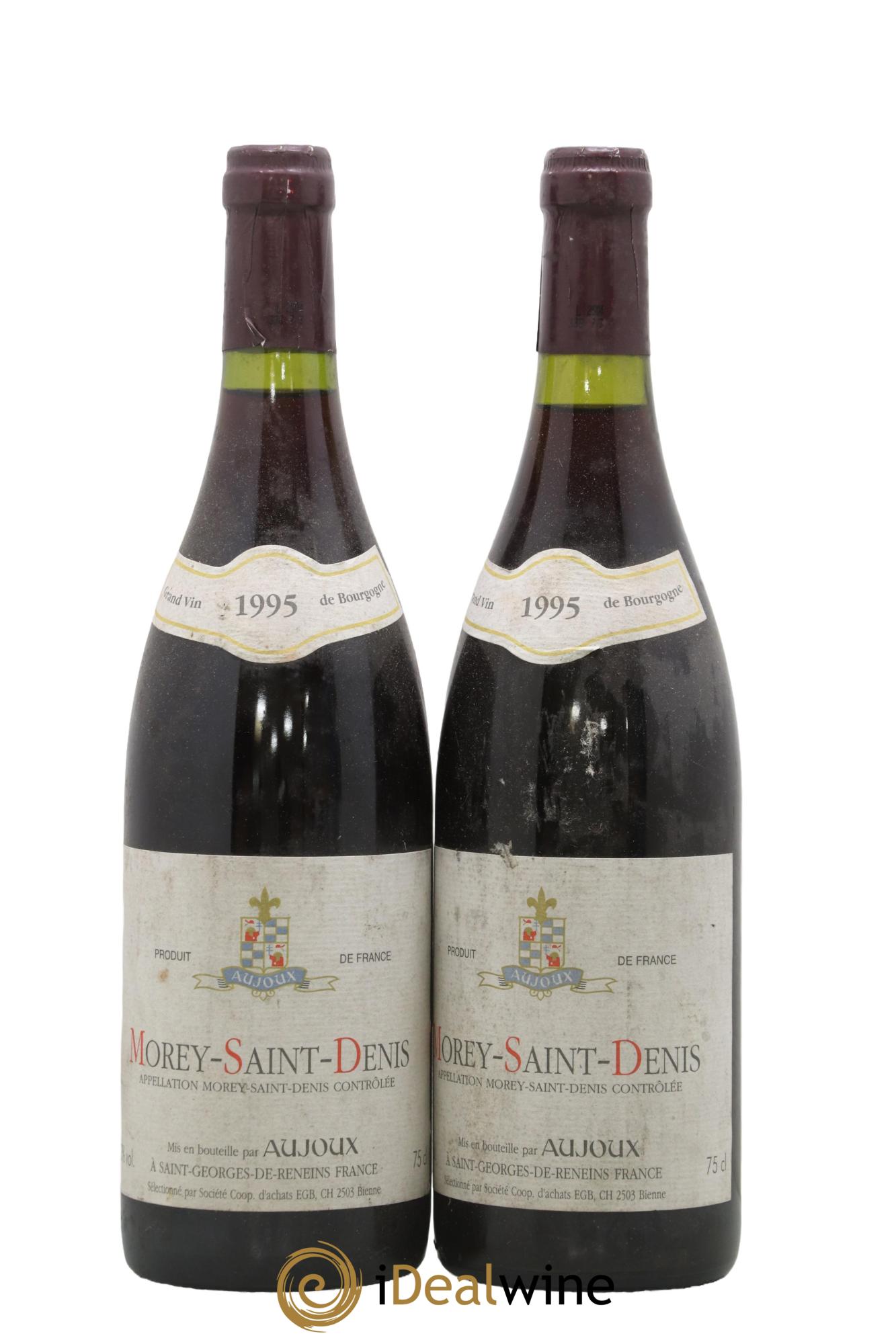 Morey-Saint-Denis J.M. Aujoux 1995 - Lot de 2 bouteilles - 0