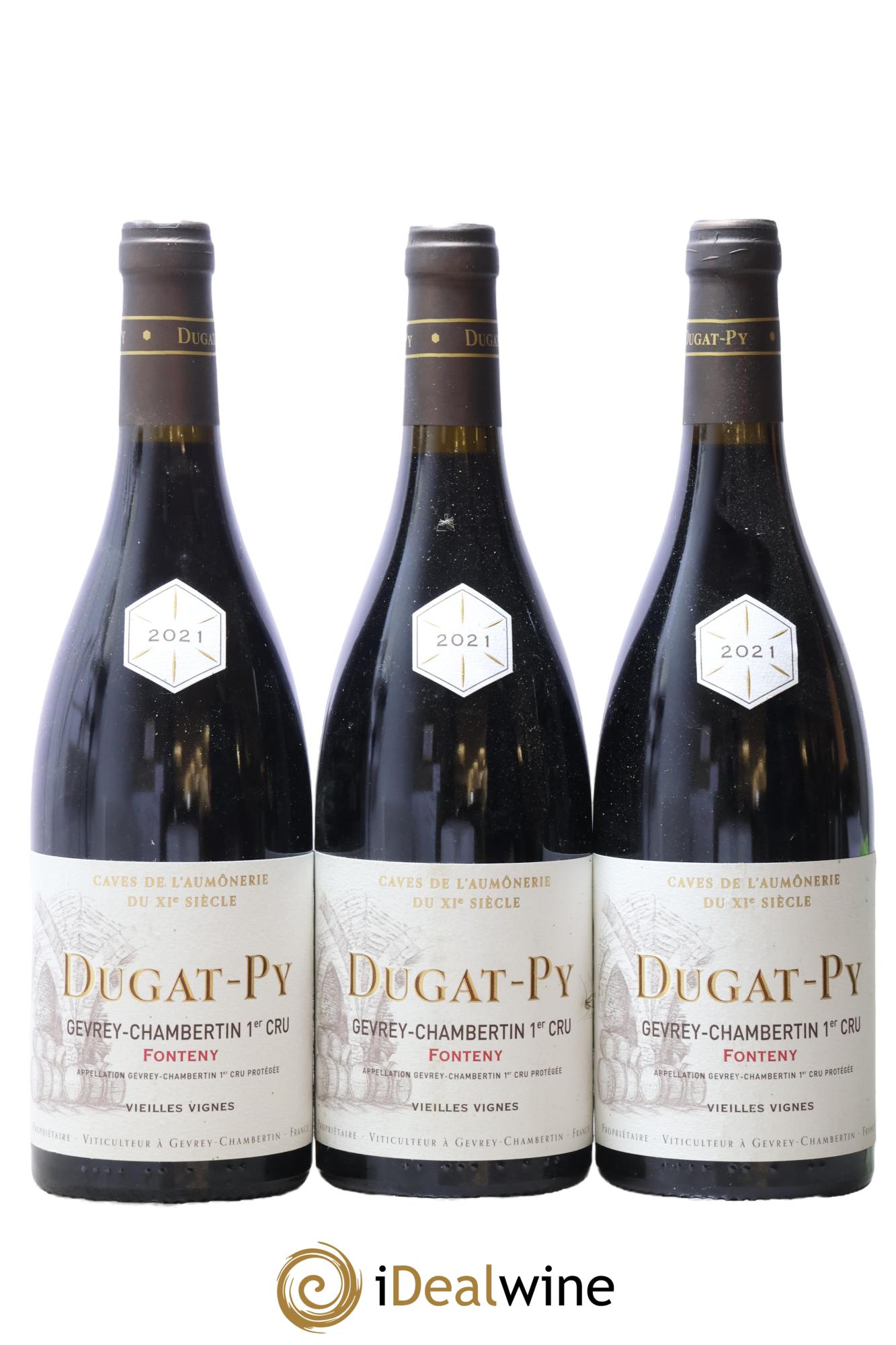 Gevrey-Chambertin 1er Cru Fonteny Dugat-Py 2021 - Lot de 3 bouteilles - 0