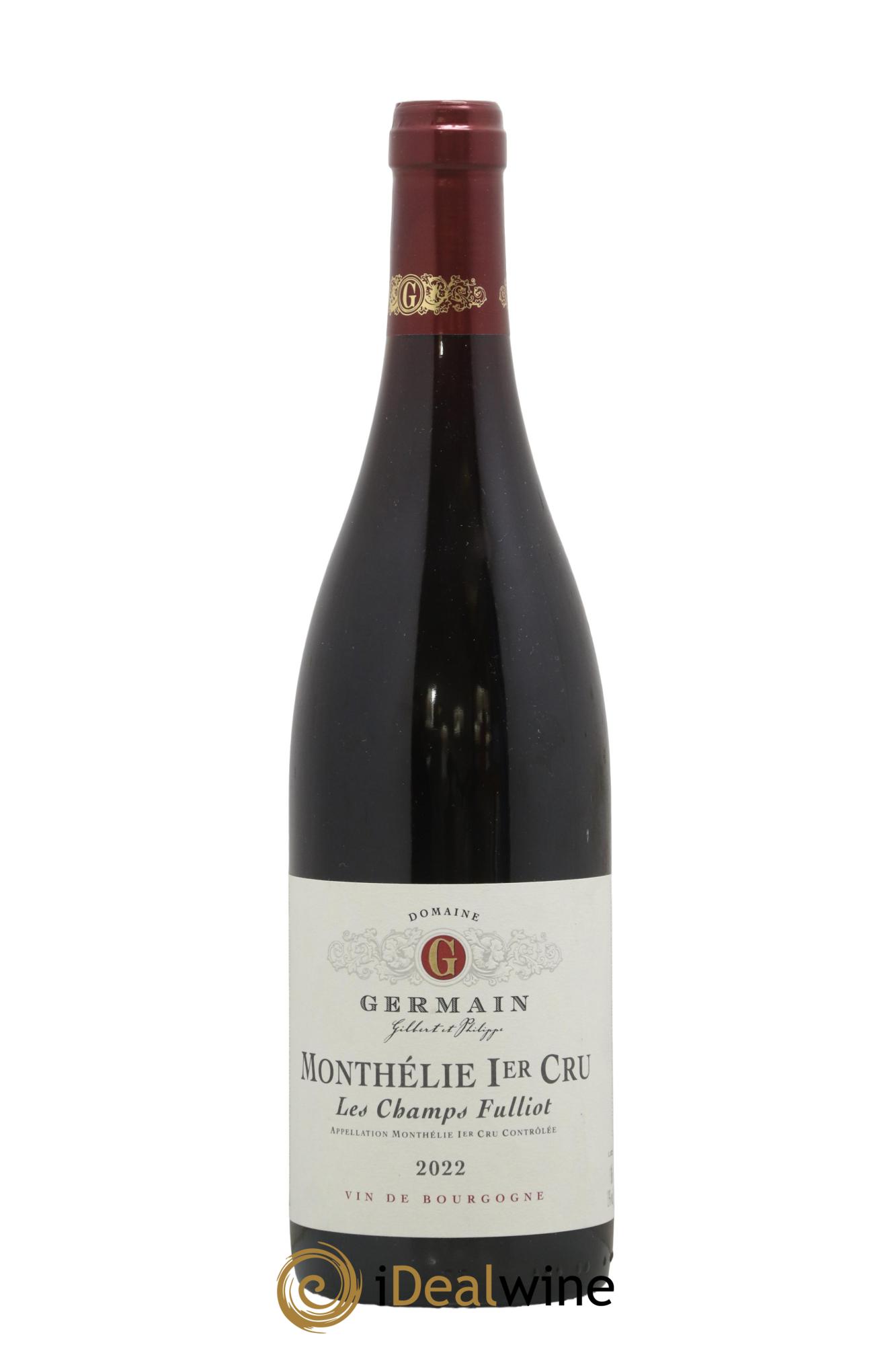 Monthélie 1er Cru Les Champs Fulliot Germain 2022 - Lot de 1 bouteille - 0