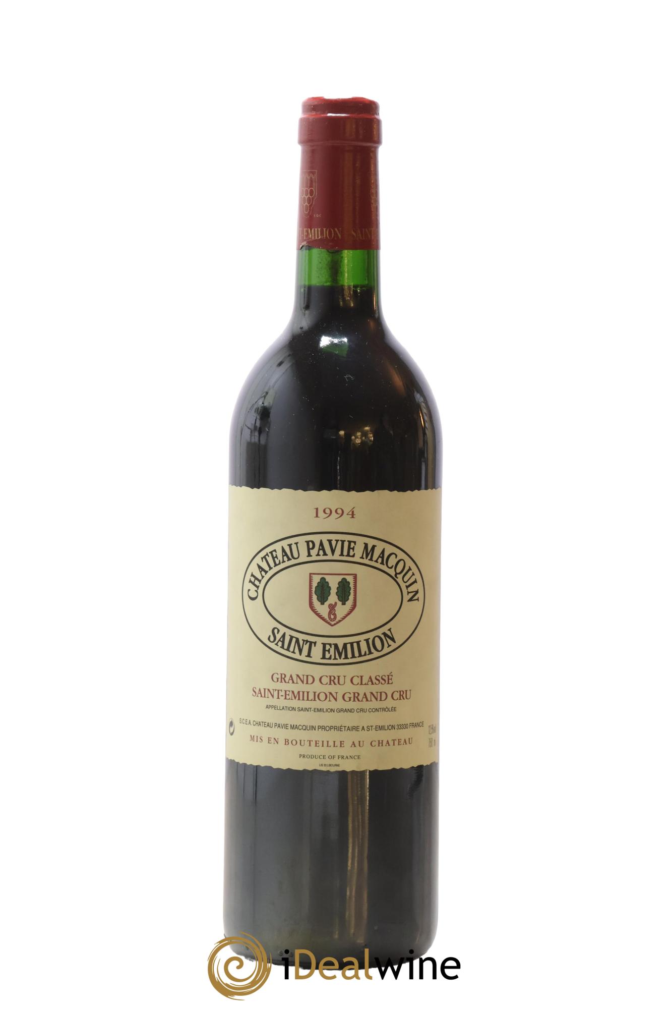 Château Pavie Macquin 1er Grand Cru Classé B 1994 - Lotto di 1 bottiglia - 0