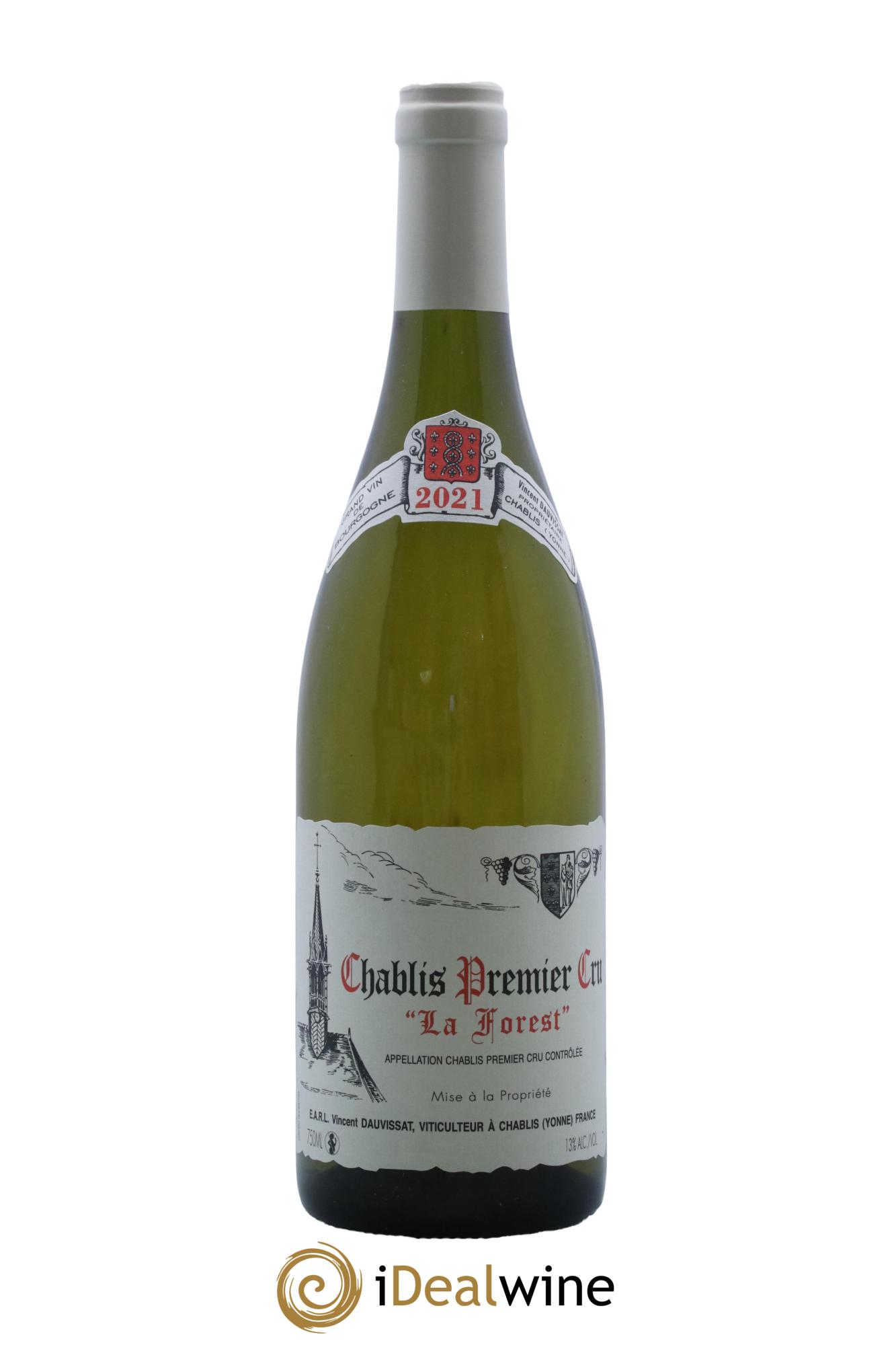 Chablis 1er Cru La Forest Vincent Dauvissat (Domaine) 2021 - Lot de 1 bouteille - 0