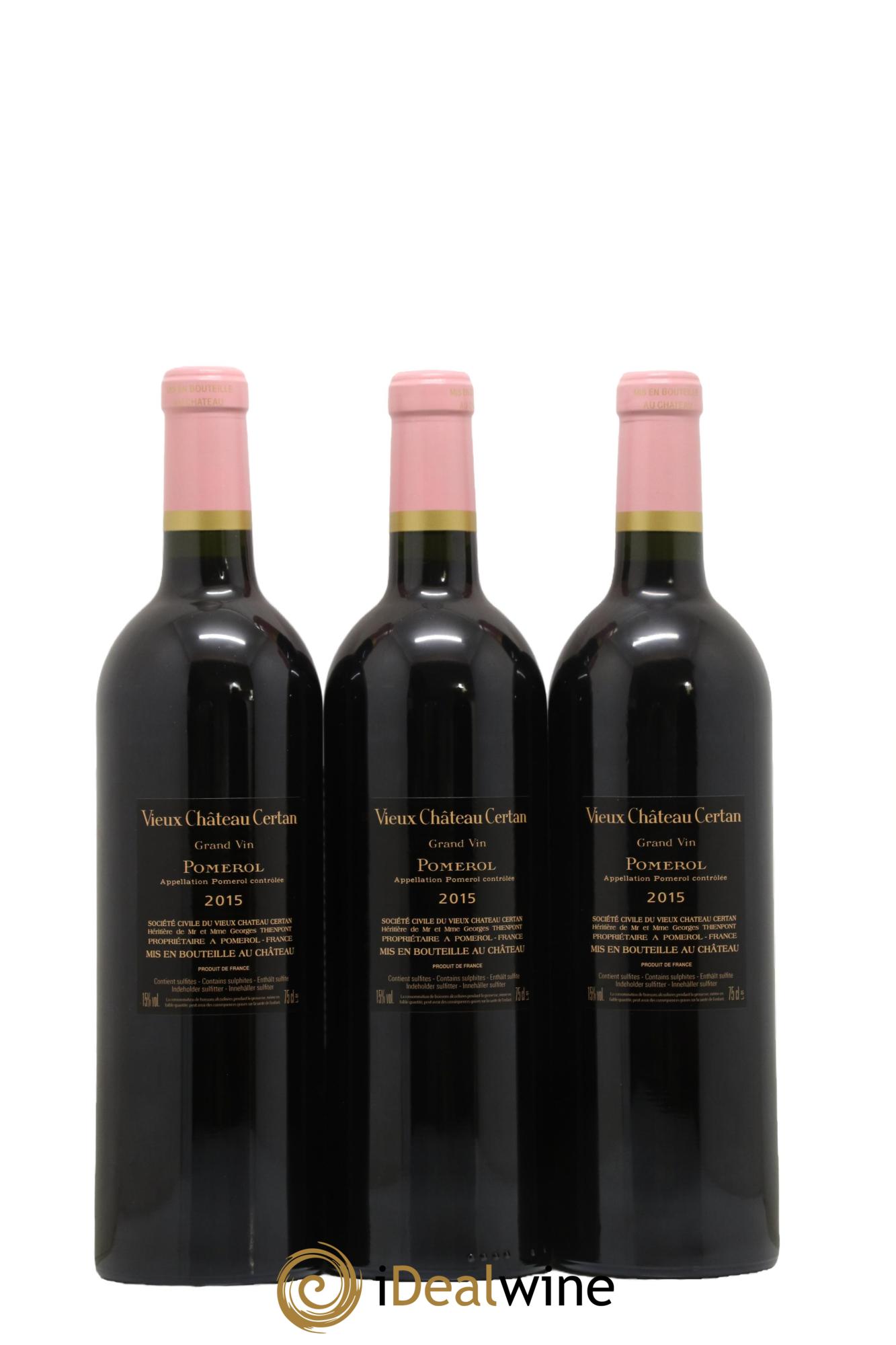 Vieux Château Certan 2015 - Posten von 6 Flaschen - 4