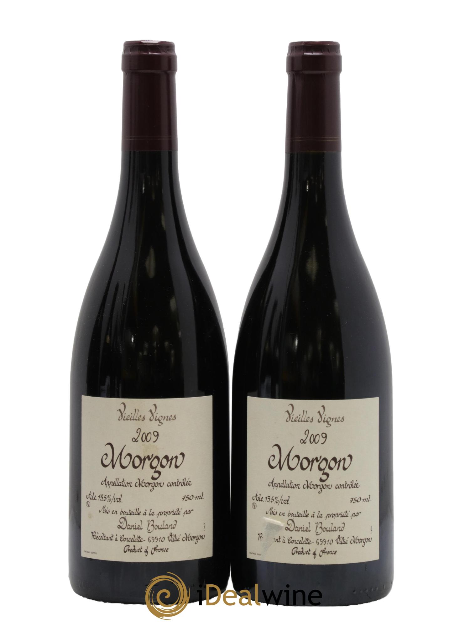 Morgon Vieilles Vignes Daniel Bouland (Domaine) 2009 - Lot de 2 bouteilles - 0