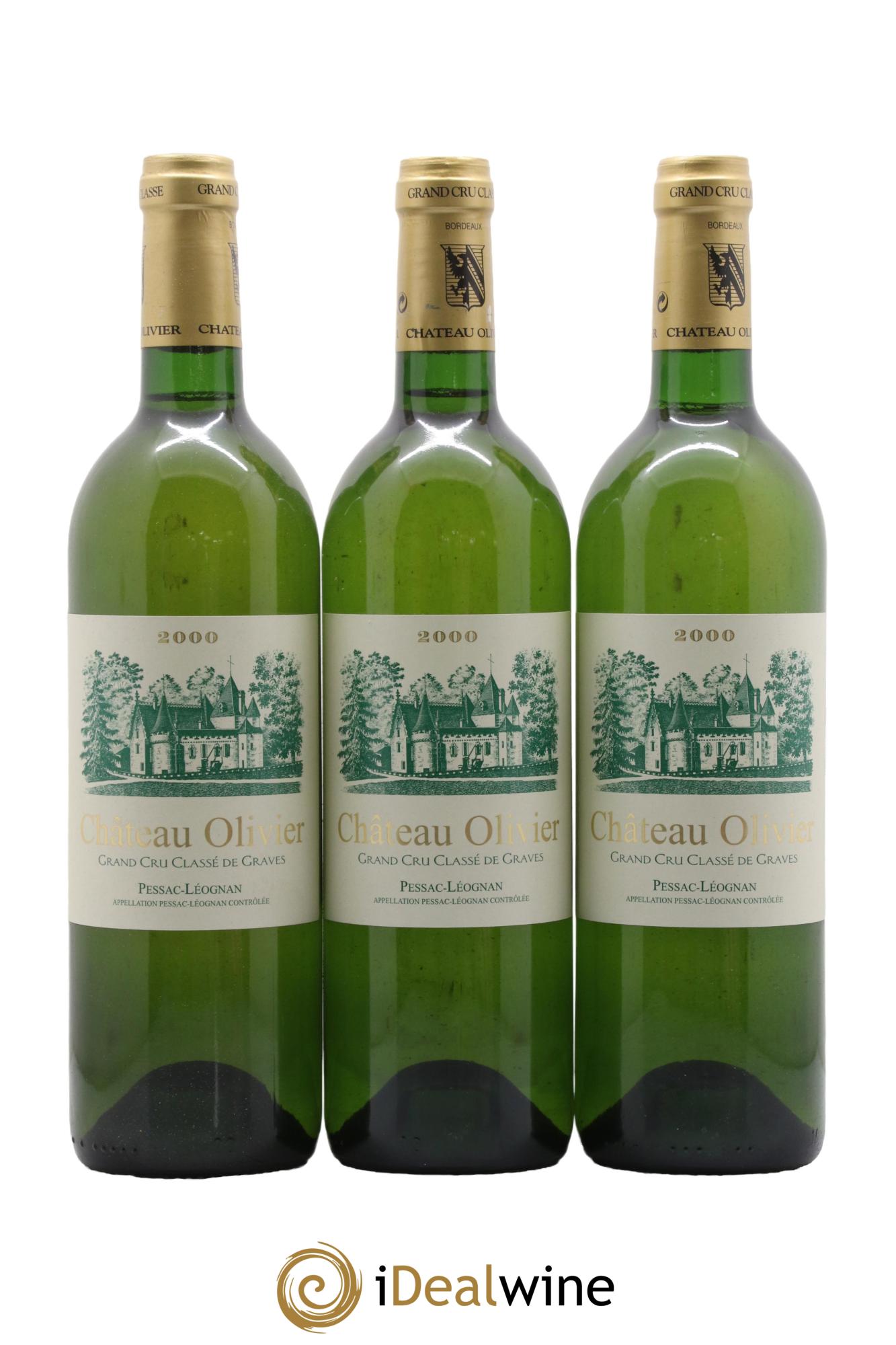 Château Olivier Cru Classé de Graves 2000 - Lot of 12 bottles - 2